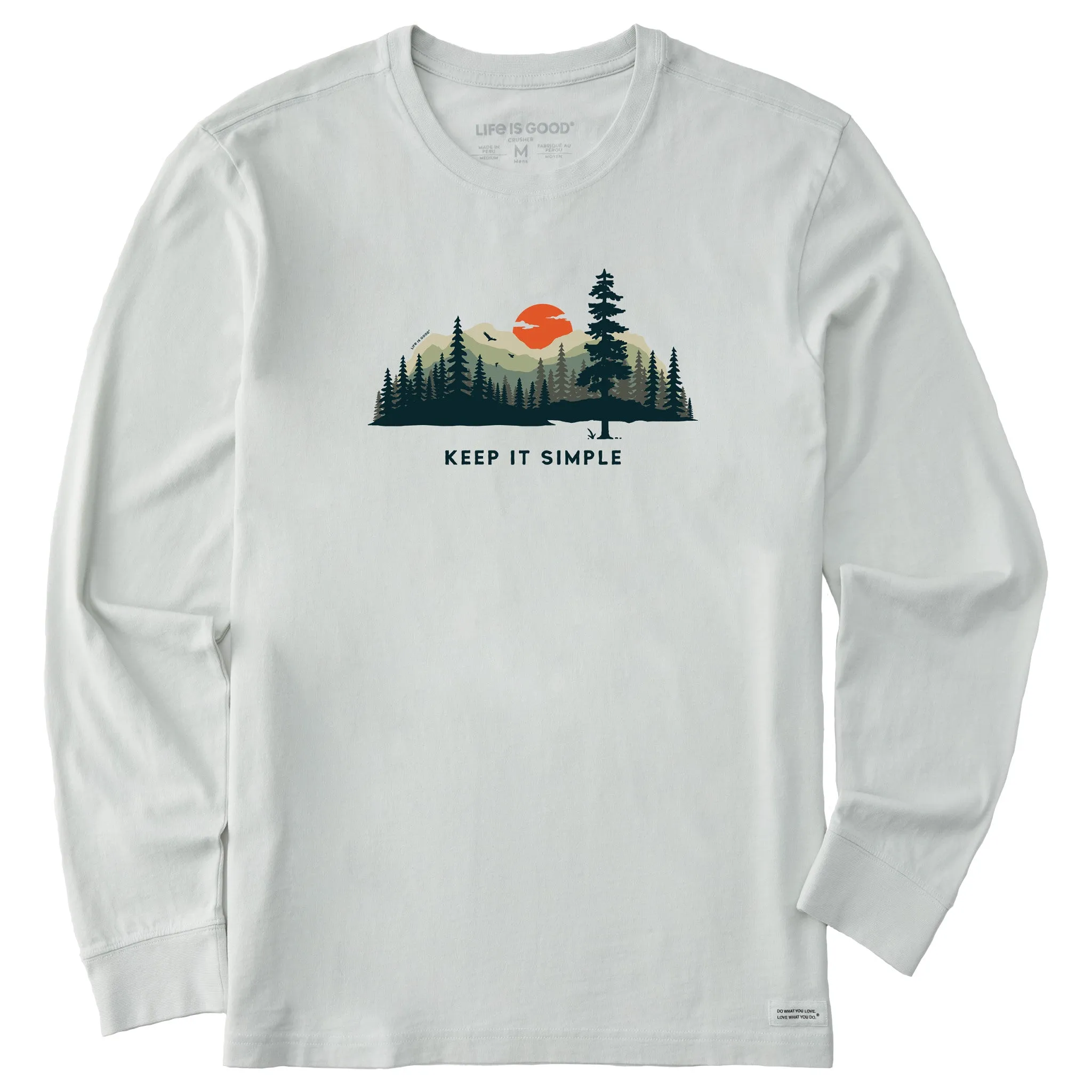Men's Keep it Simple Evergreen Silo Long Sleeve Tee Life is Good