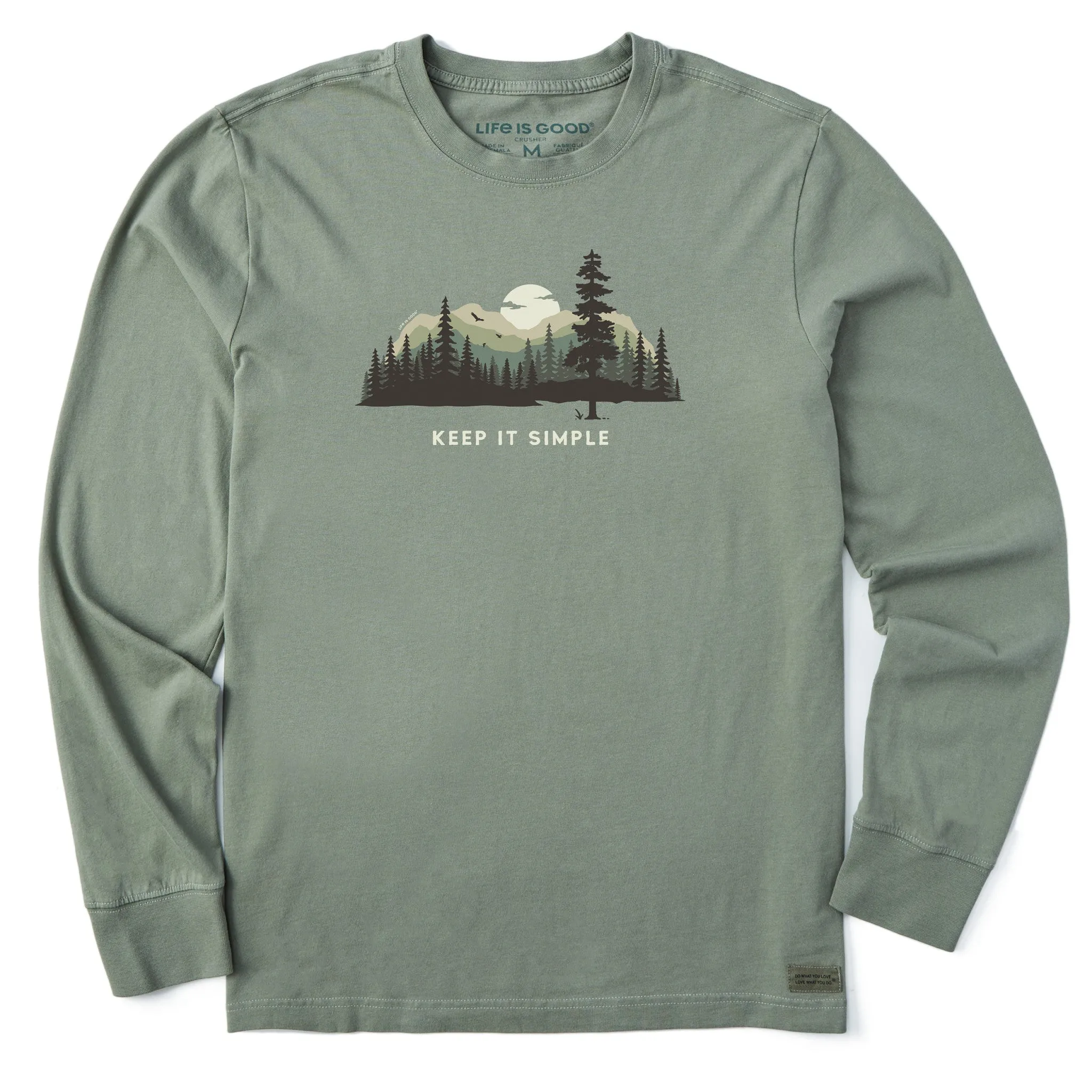 Men's Keep it Simple Evergreen Silo Long Sleeve Tee Life is Good