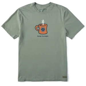 Men's Keep It Simple Mug Short Sleeve Tee Life is Good
