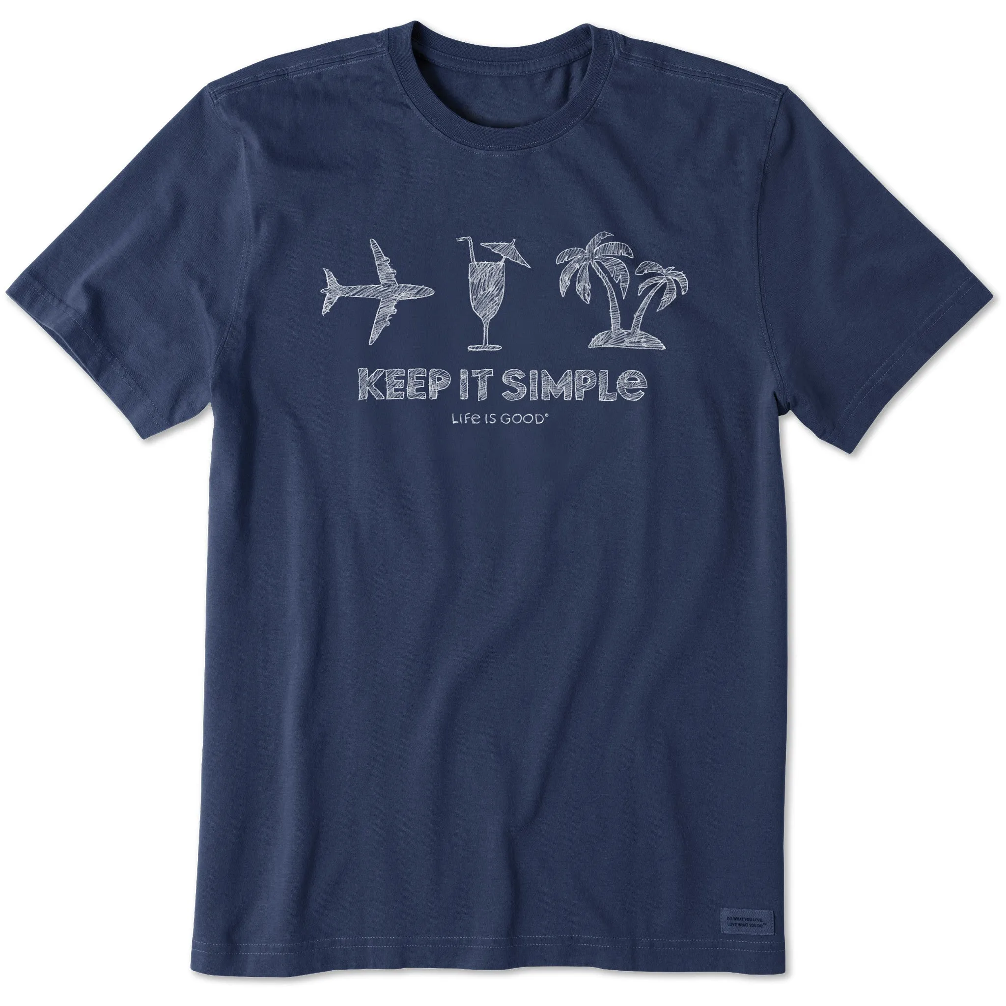 Men's Keep It Simple Travel Short Sleeve Tee Life is Good