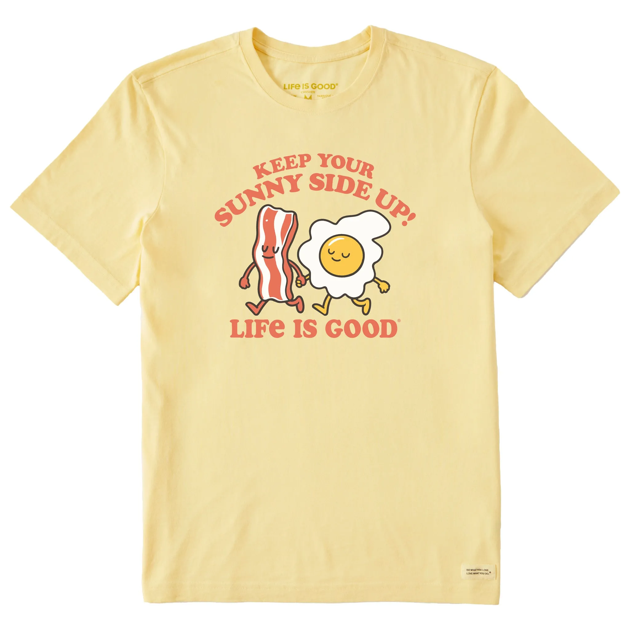 Men's Keep Your Sunny Side Up friends Short Sleeve Tee Life is Good