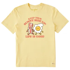 Men's Keep Your Sunny Side Up friends Short Sleeve Tee Life is Good