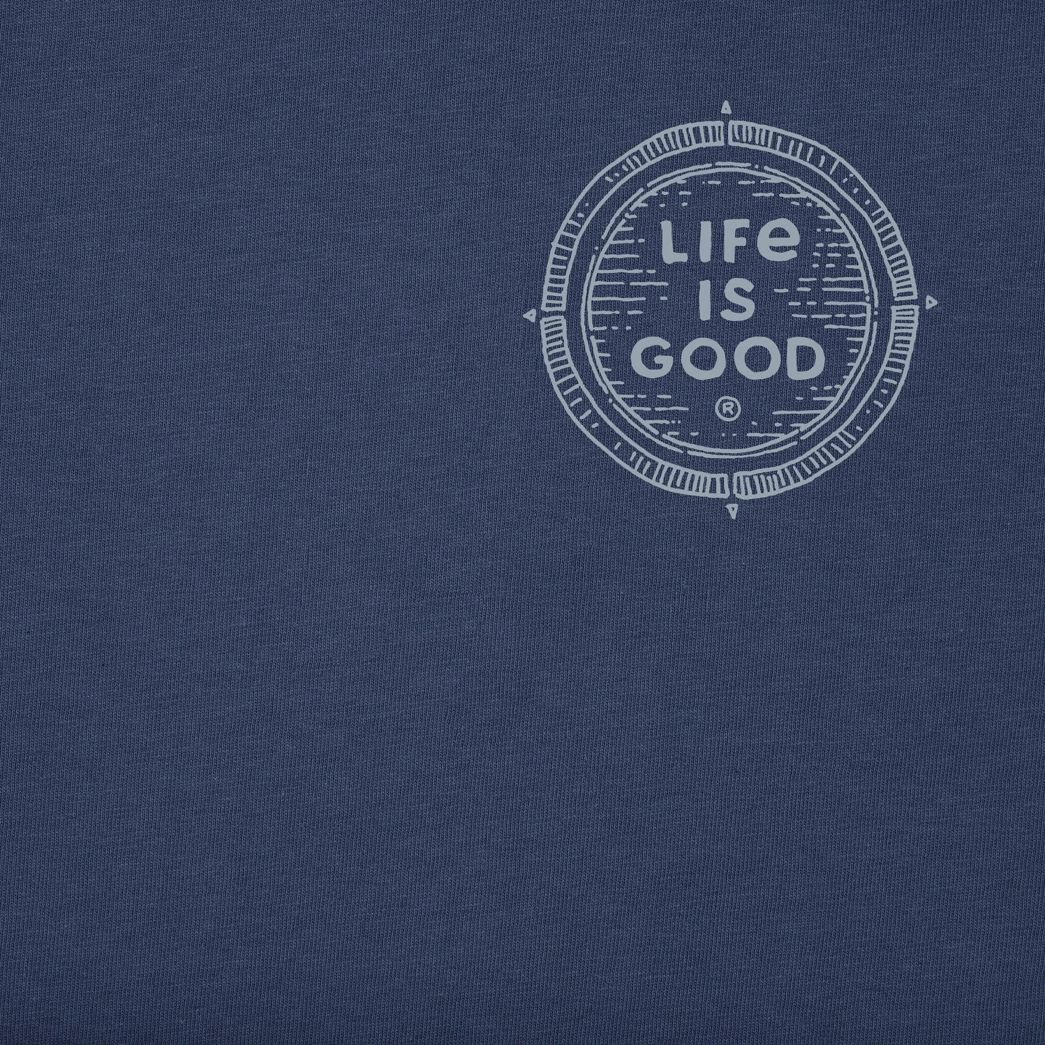 Men's Keys to Happiness Superpowers Short Sleeve Tee Life is Good