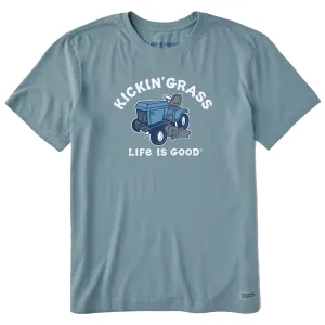 Men's Kickin' Grass Short Sleeve Crusher Tee Life is Good