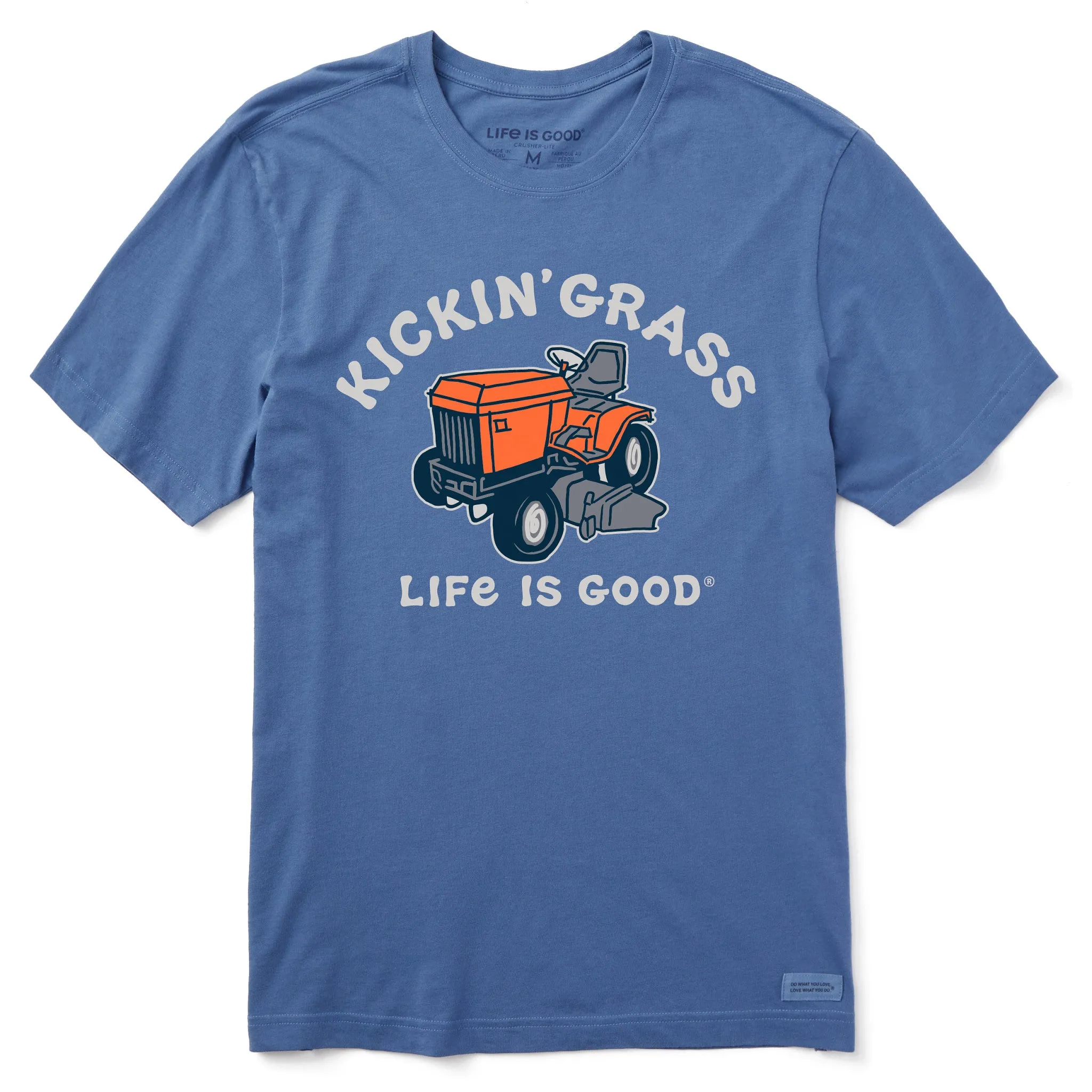 Men's Kickin' Grass Short Sleeve Crusher Tee Life is Good