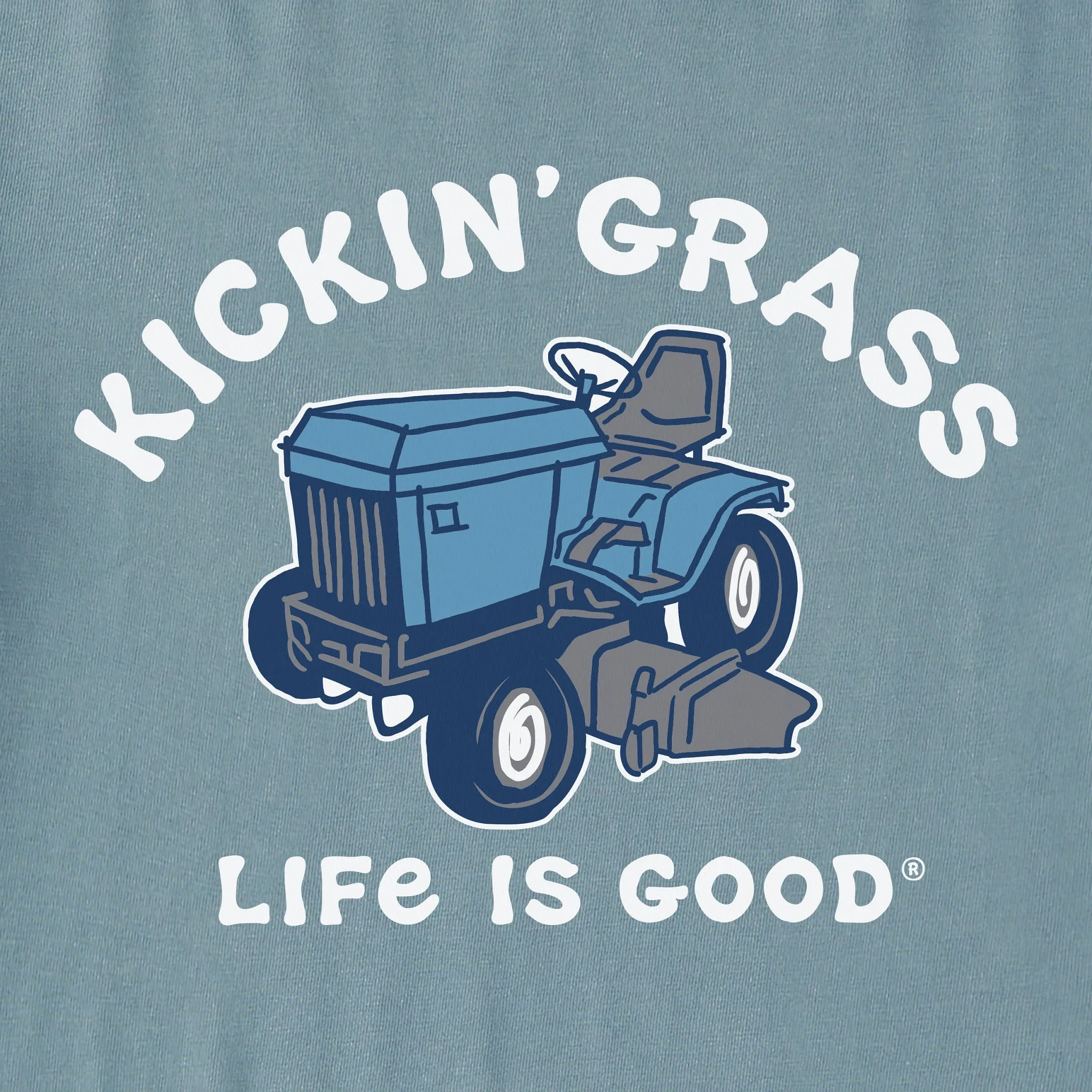 Men's Kickin' Grass Short Sleeve Crusher Tee Life is Good