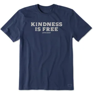 Men's Kindness is Free Woodcut Short Sleeve Tee Life is Good