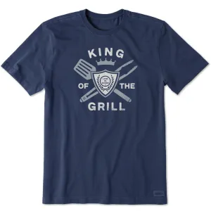 Men's King of the Grill Shield Short Sleeve Tee Life is Good