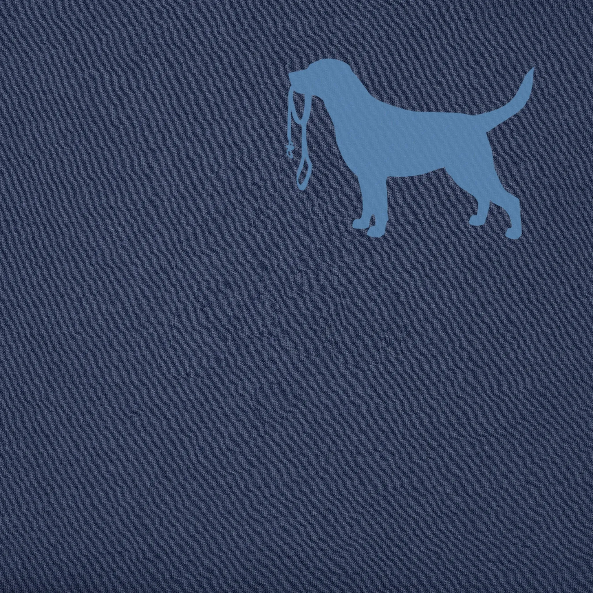 Men's Labrador Leash Short Sleeve Tee Life is Good