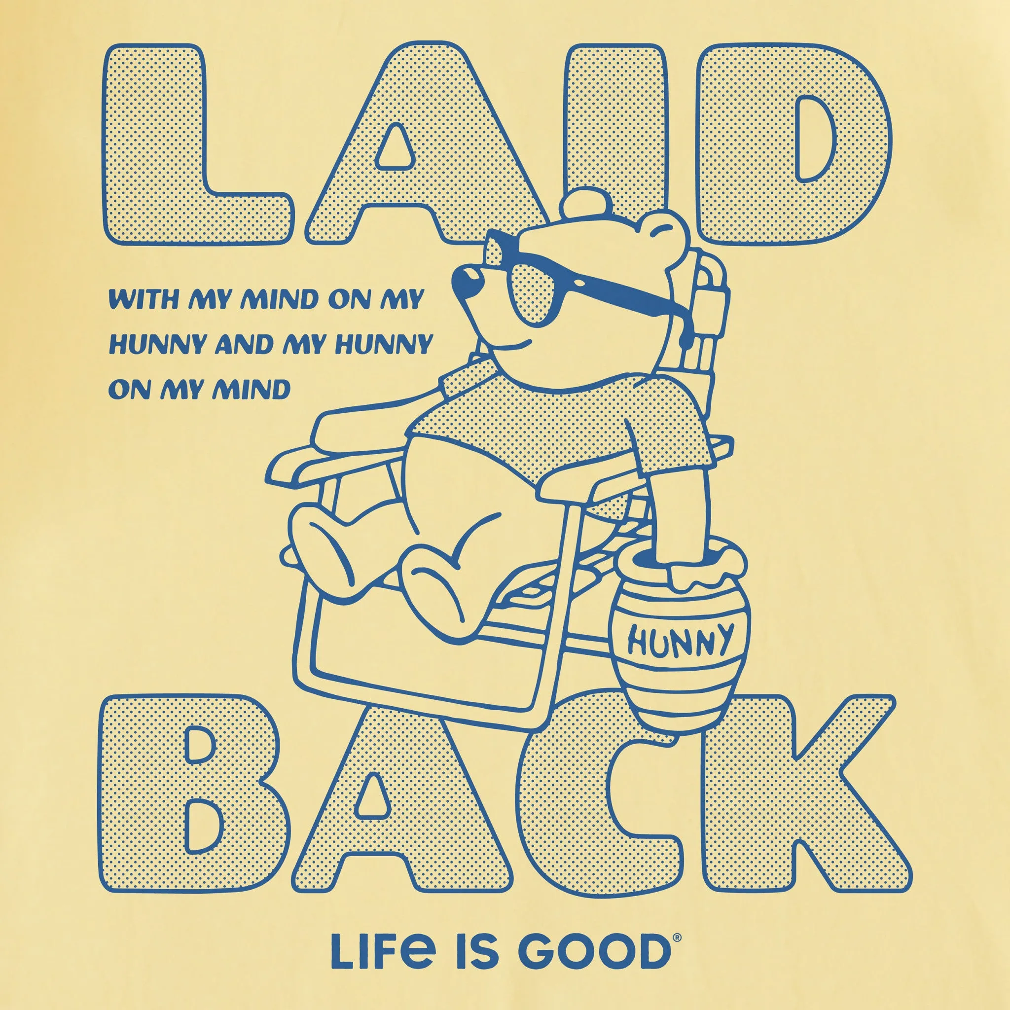Men's Laid Back Winnie Short Sleeve Tee Life is Good