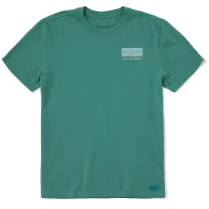 Men's Lake Scene Short Sleeve Crusher Tee Life is Good