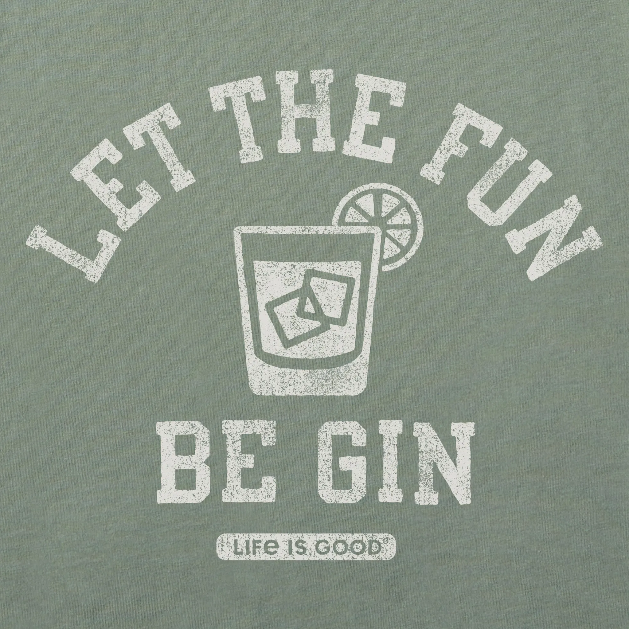 Men's Let the Fun Be-Gin Short Sleeve Tee Life is Good