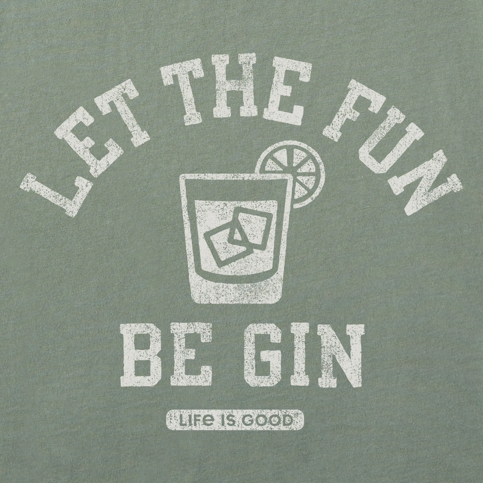 Men's Let the Fun Be-Gin Short Sleeve Tee Life is Good
