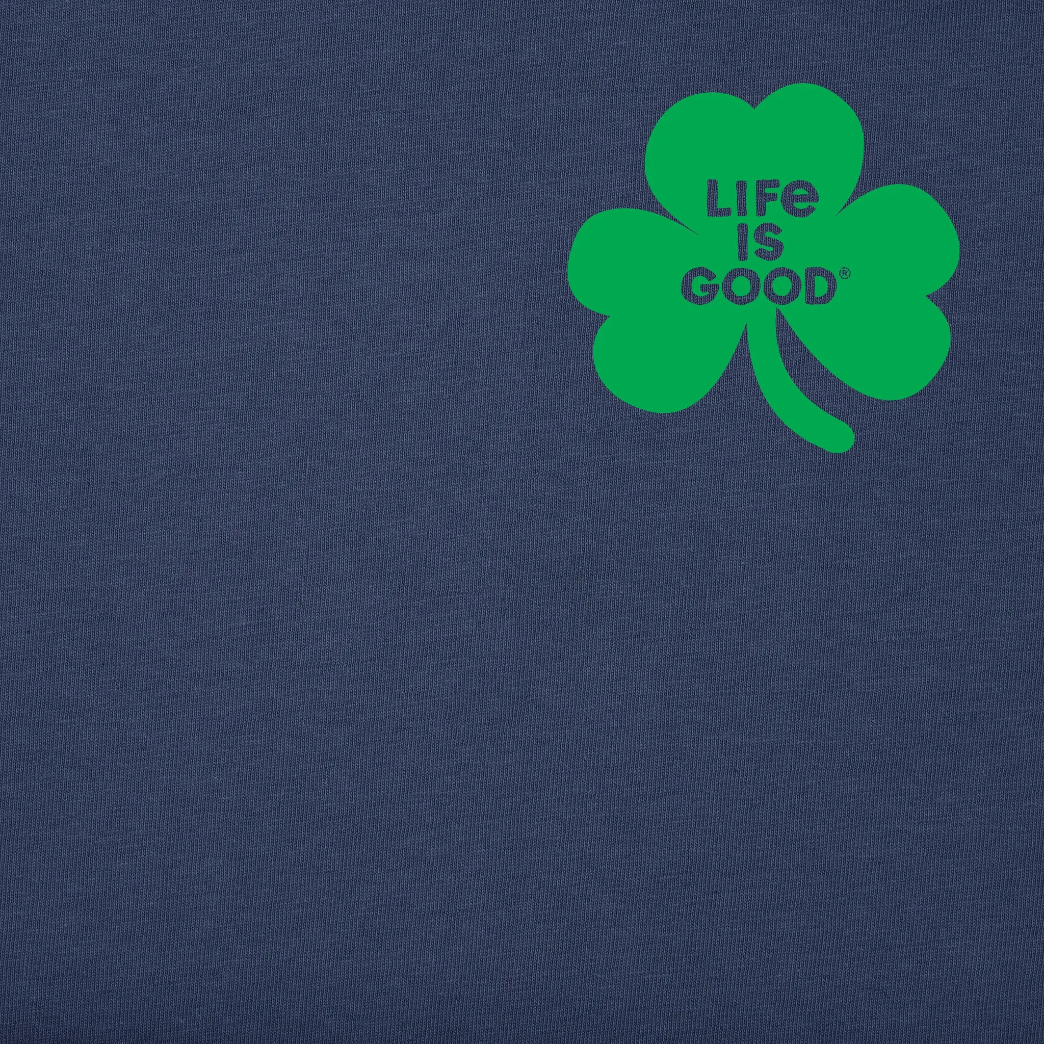 Men's Life is Clover Short Sleeve Crusher Tee Life is Good