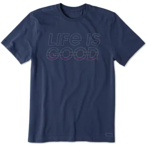 Men's Life is Good Retro Short Sleeve Crusher-LITE Tee Life is Good