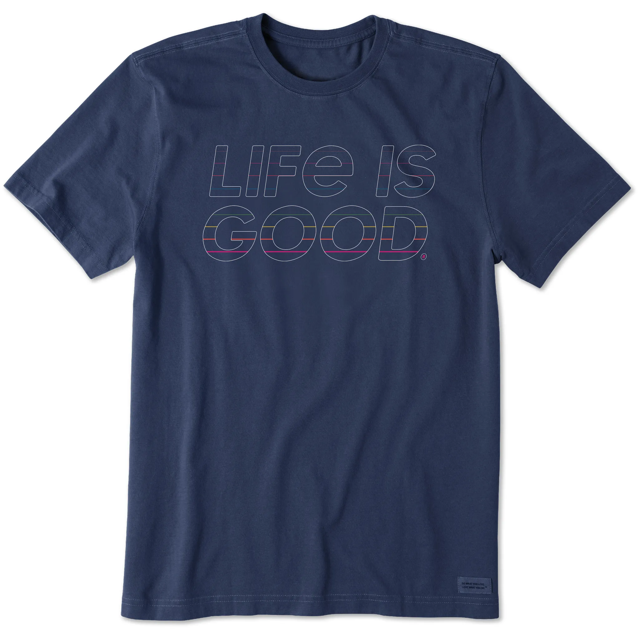 Men's Life is Good Retro Short Sleeve Crusher-LITE Tee Life is Good