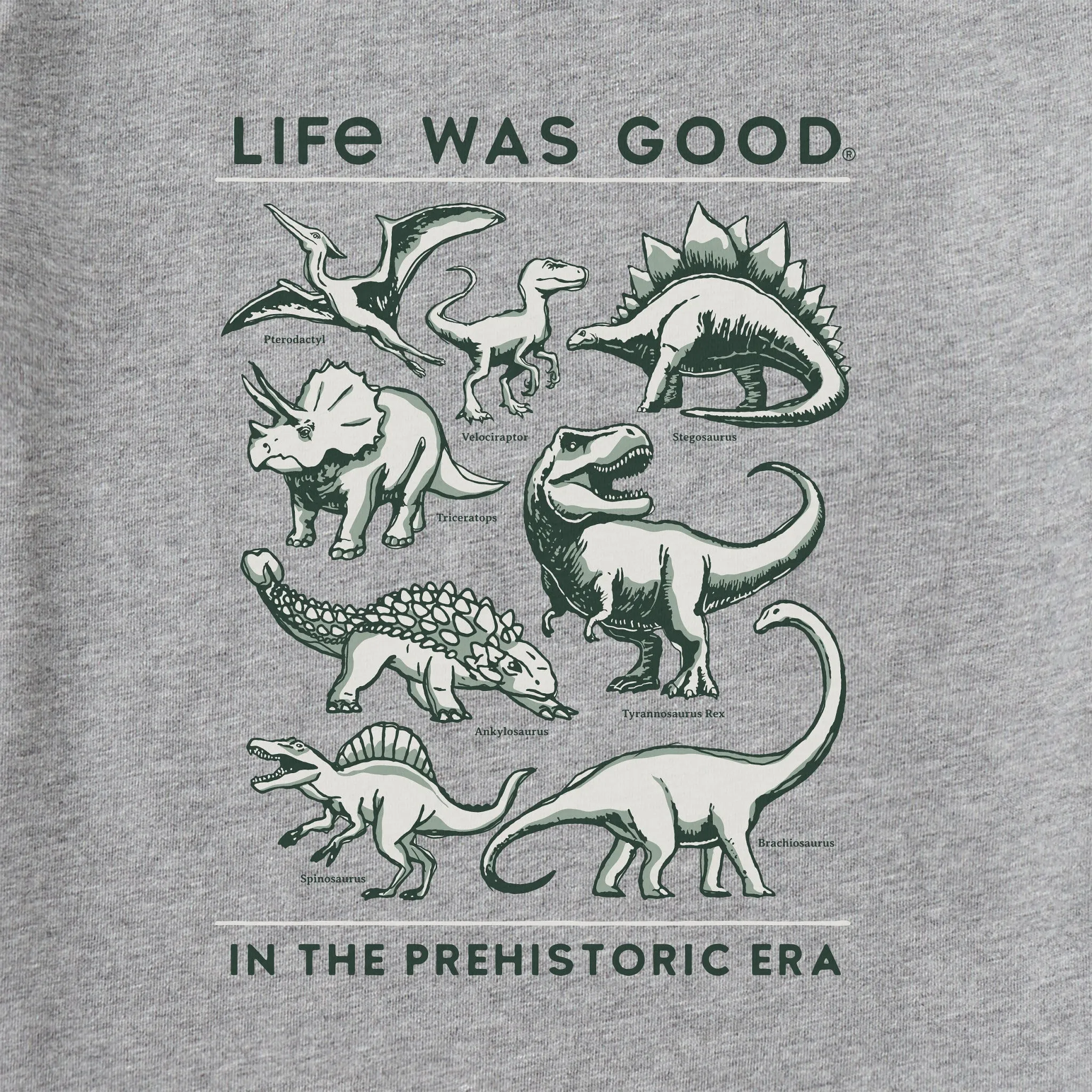 Men's Life was Good Prehistoric Era Short Sleeve Tee Life is Good