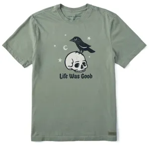 Men's Life Was Good Skull Crow Short Sleeve Crusher Tee Life is Good