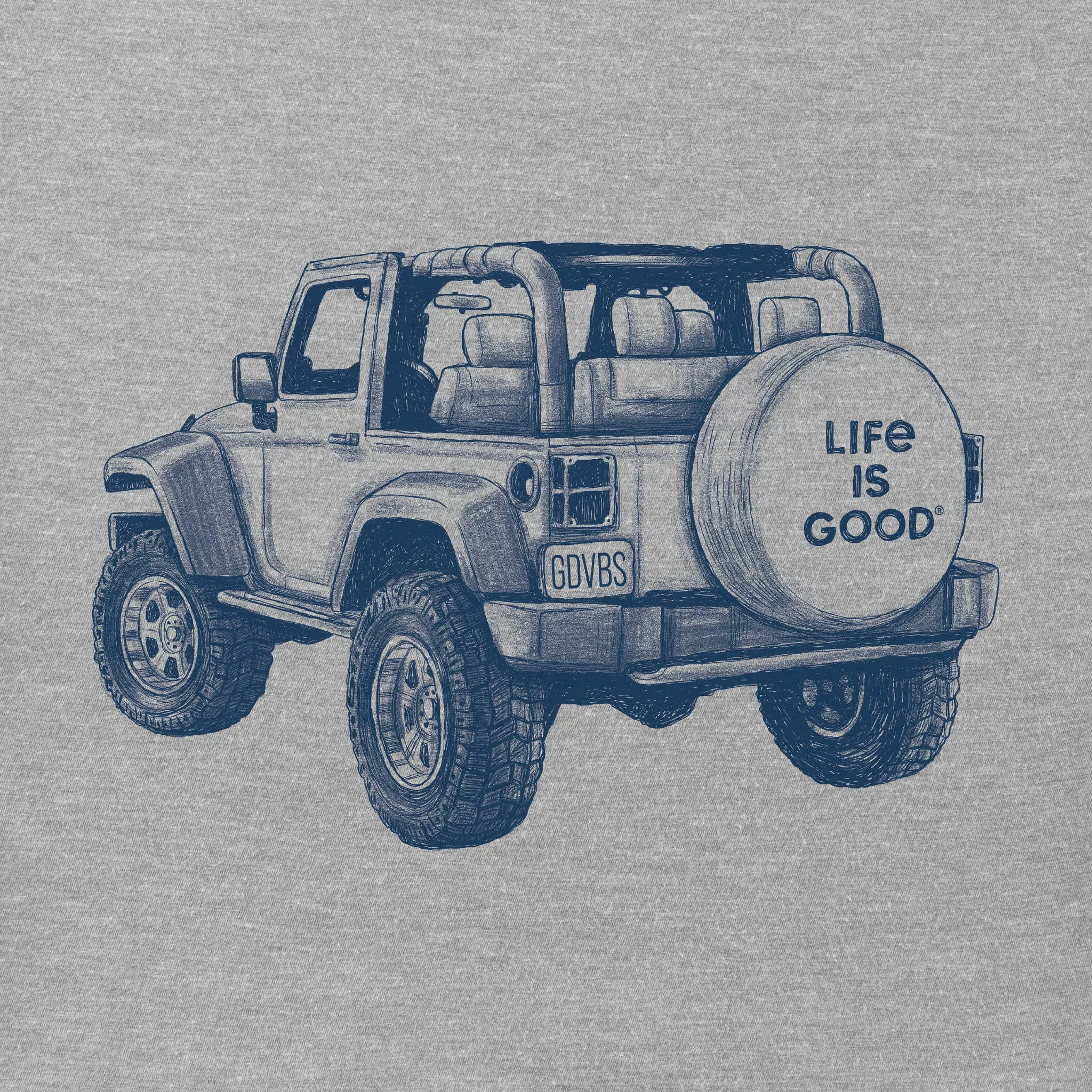 Men's LIG Ride Short Sleeve Tee Life is Good