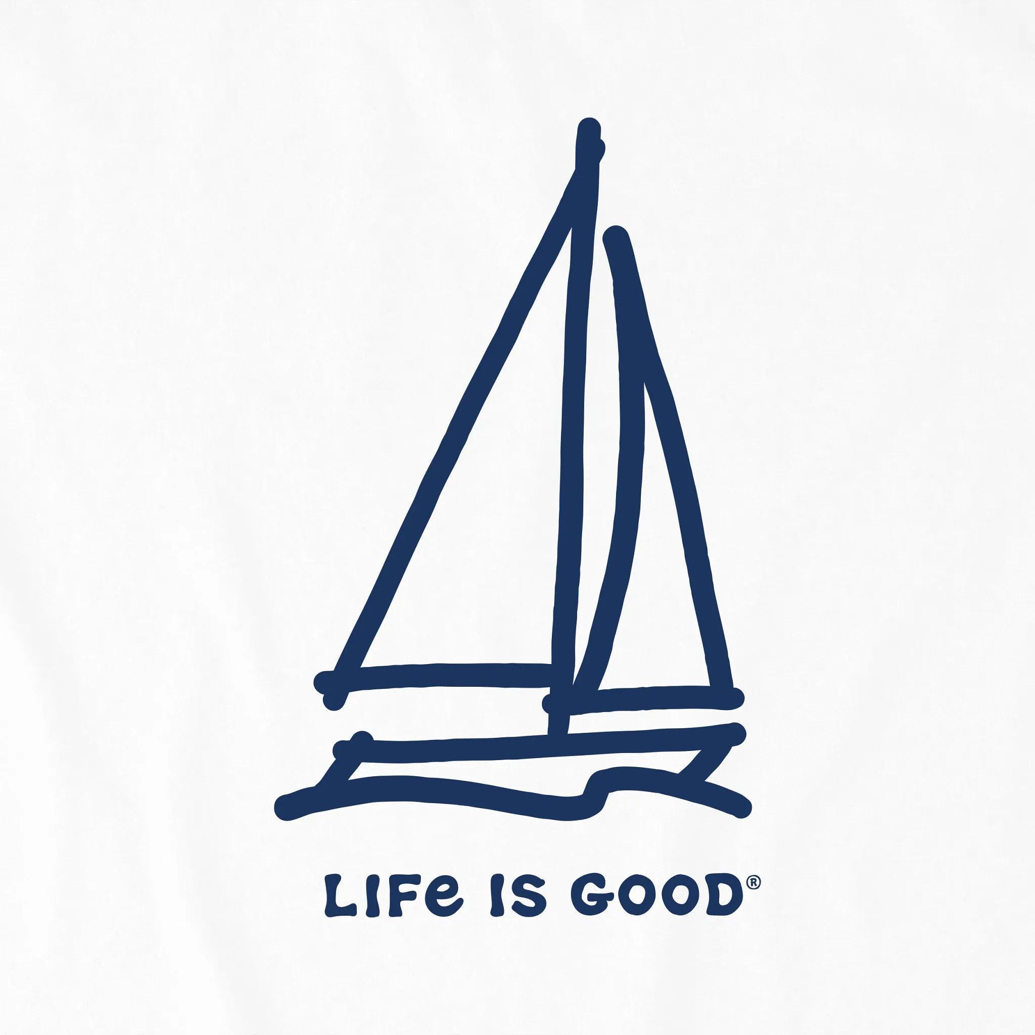 Men's LIG Sailboat Short Sleeve Crusher Tee Life is Good
