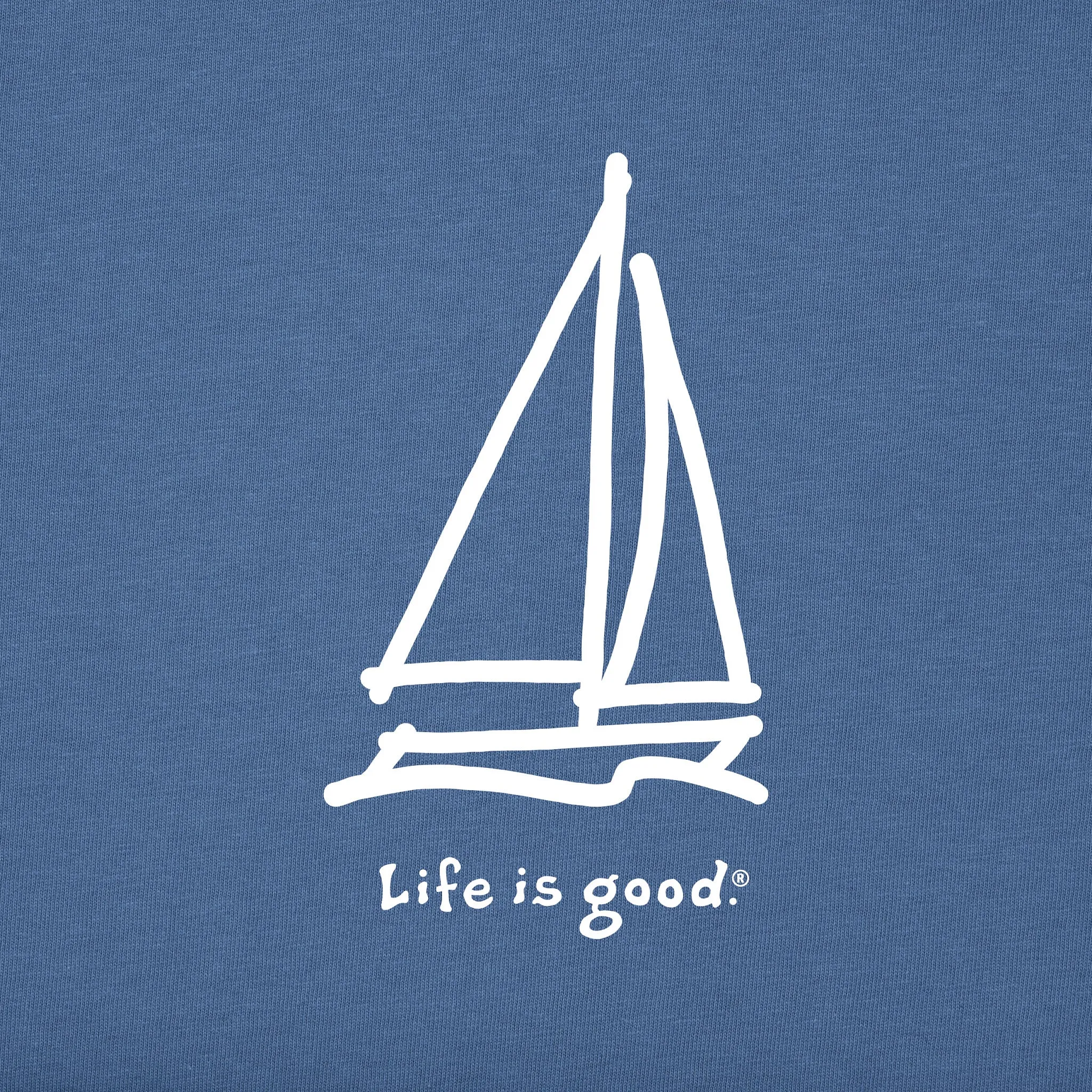 Men's LIG Sailboat Short Sleeve Tee Life is Good