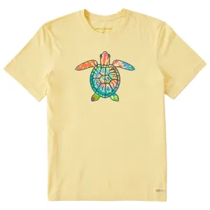 Men's LIG Turtle Shell Tie Dye Short Sleeve Tee Life is Good