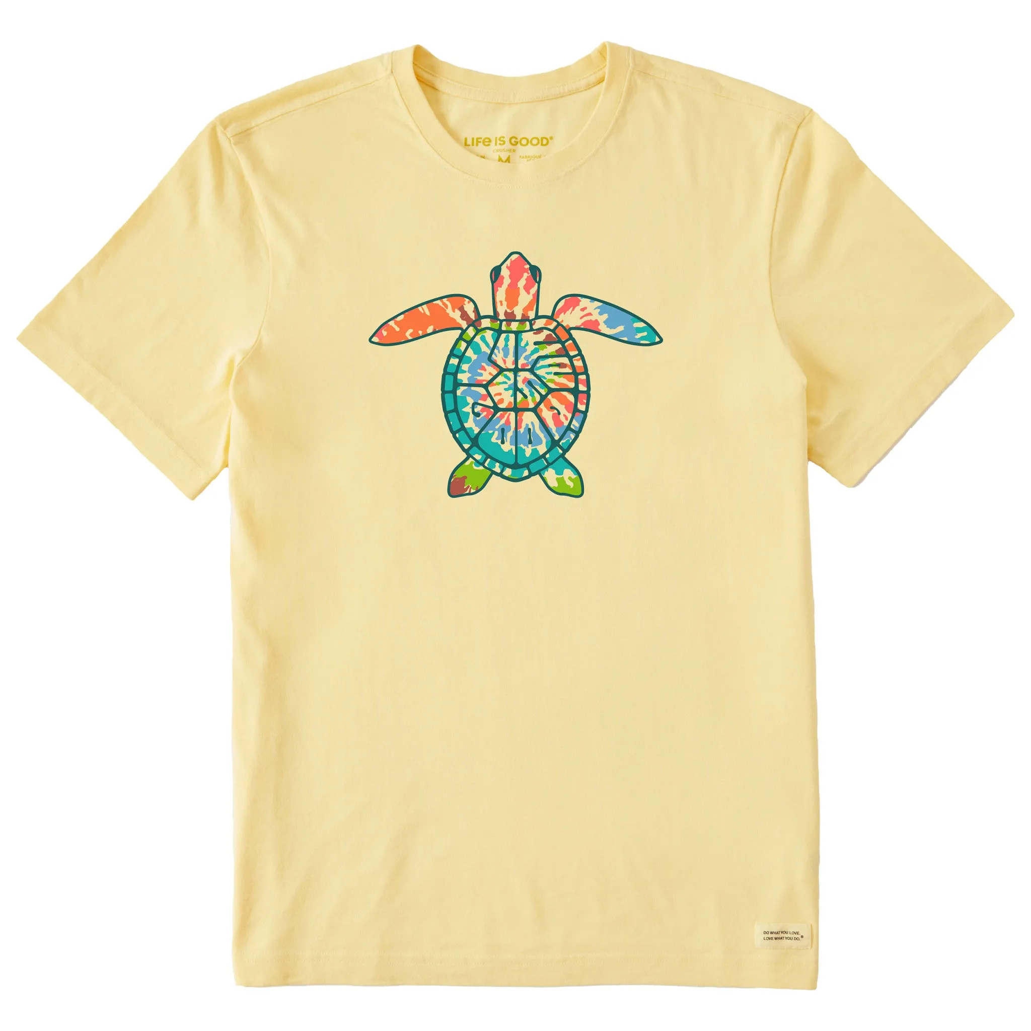 Men's LIG Turtle Shell Tie Dye Short Sleeve Tee Life is Good