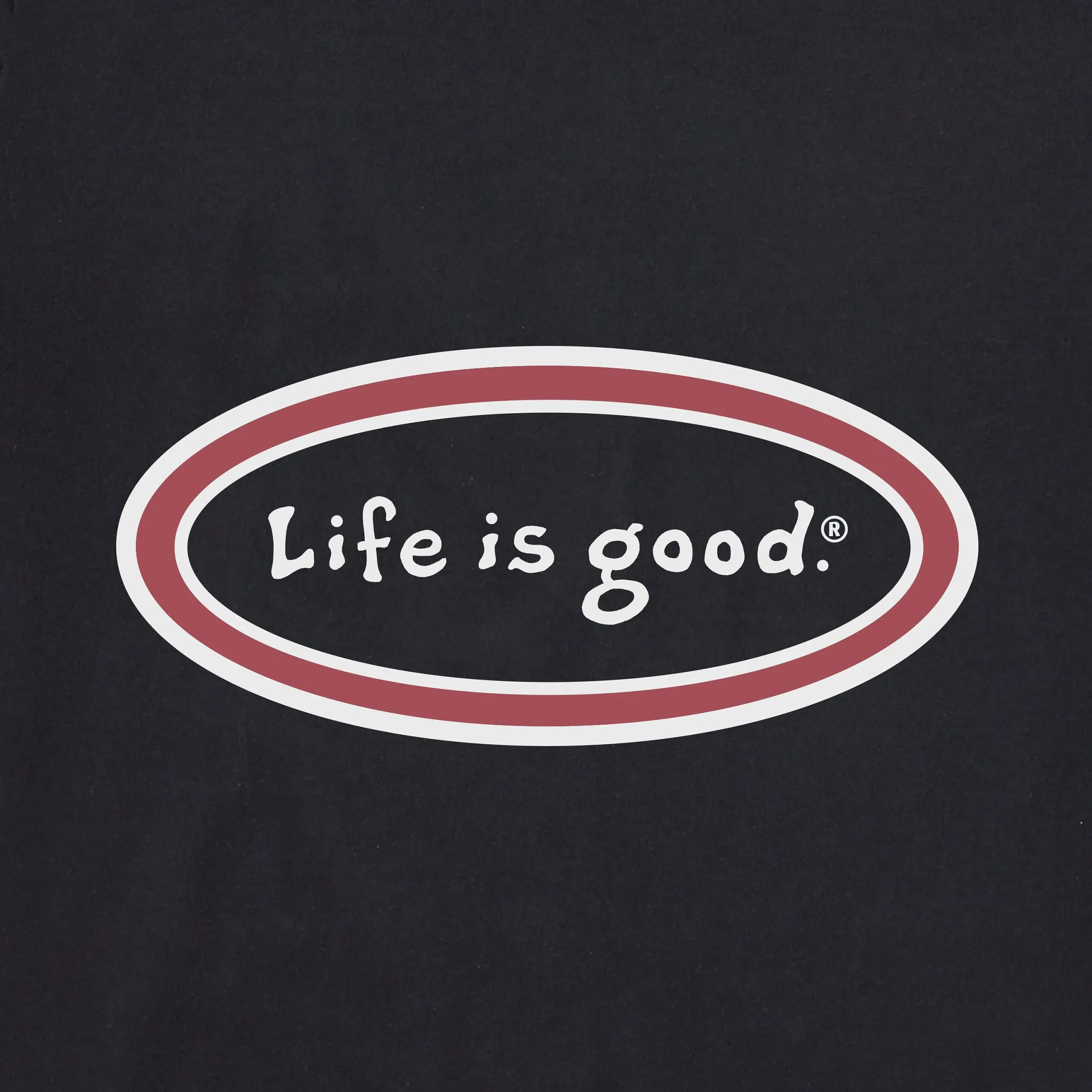 Men's LIG Vintage Oval Long Sleeve Crusher Tee Life is Good