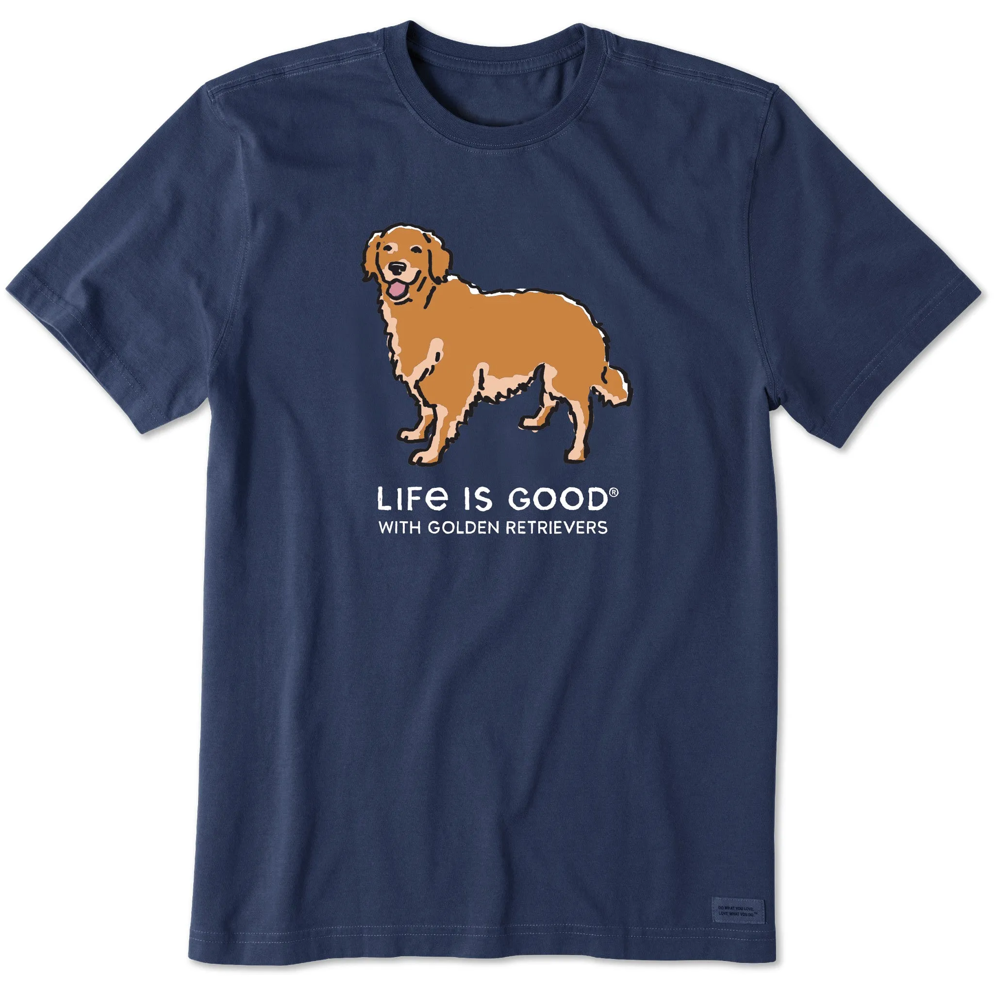Men's LIG with Goldens Short Sleeve Crusher Tee Life is Good