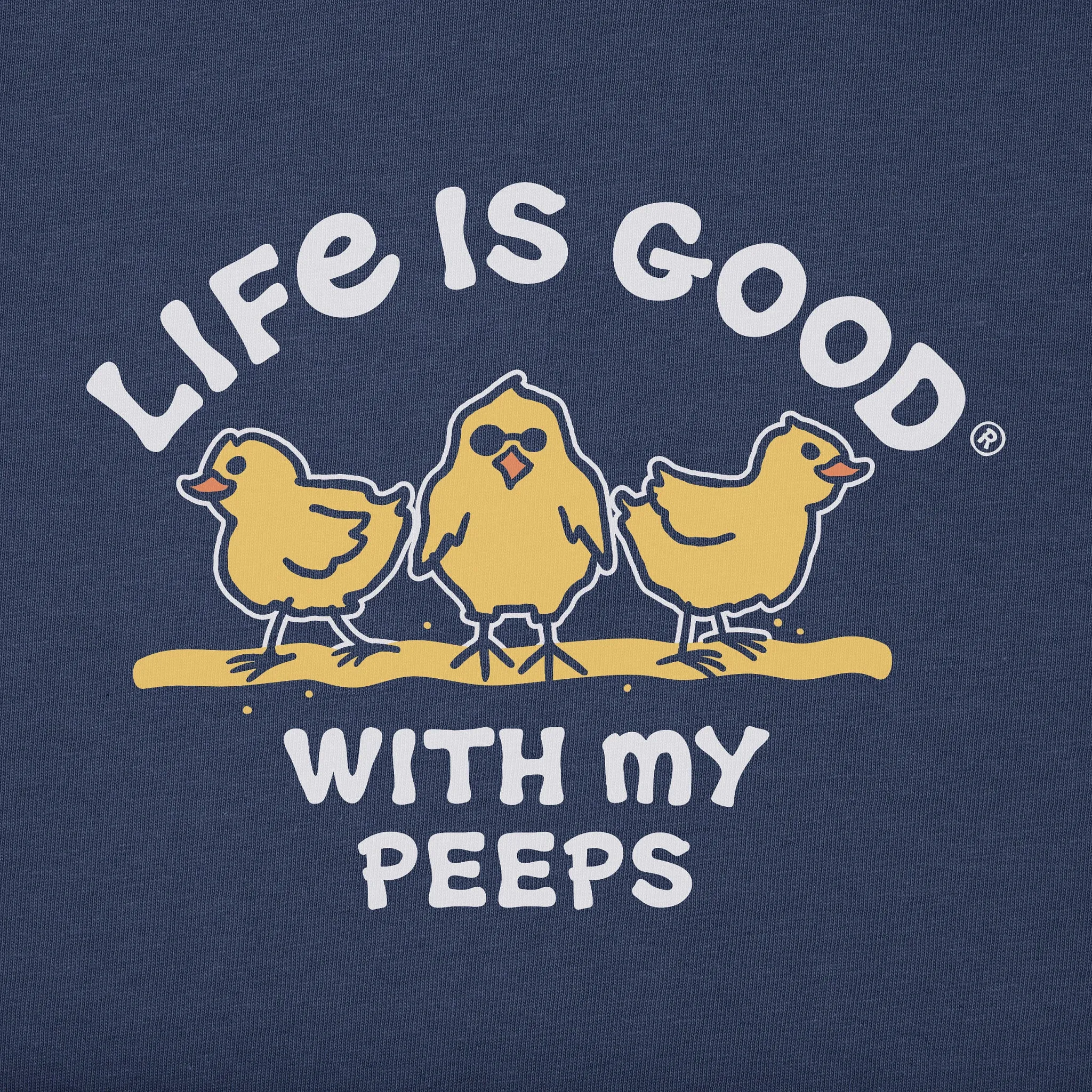 Men's LIG With My Peeps Short Sleeve Crusher Tee Life is Good