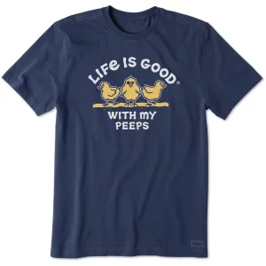 Men's LIG With My Peeps Short Sleeve Crusher Tee Life is Good