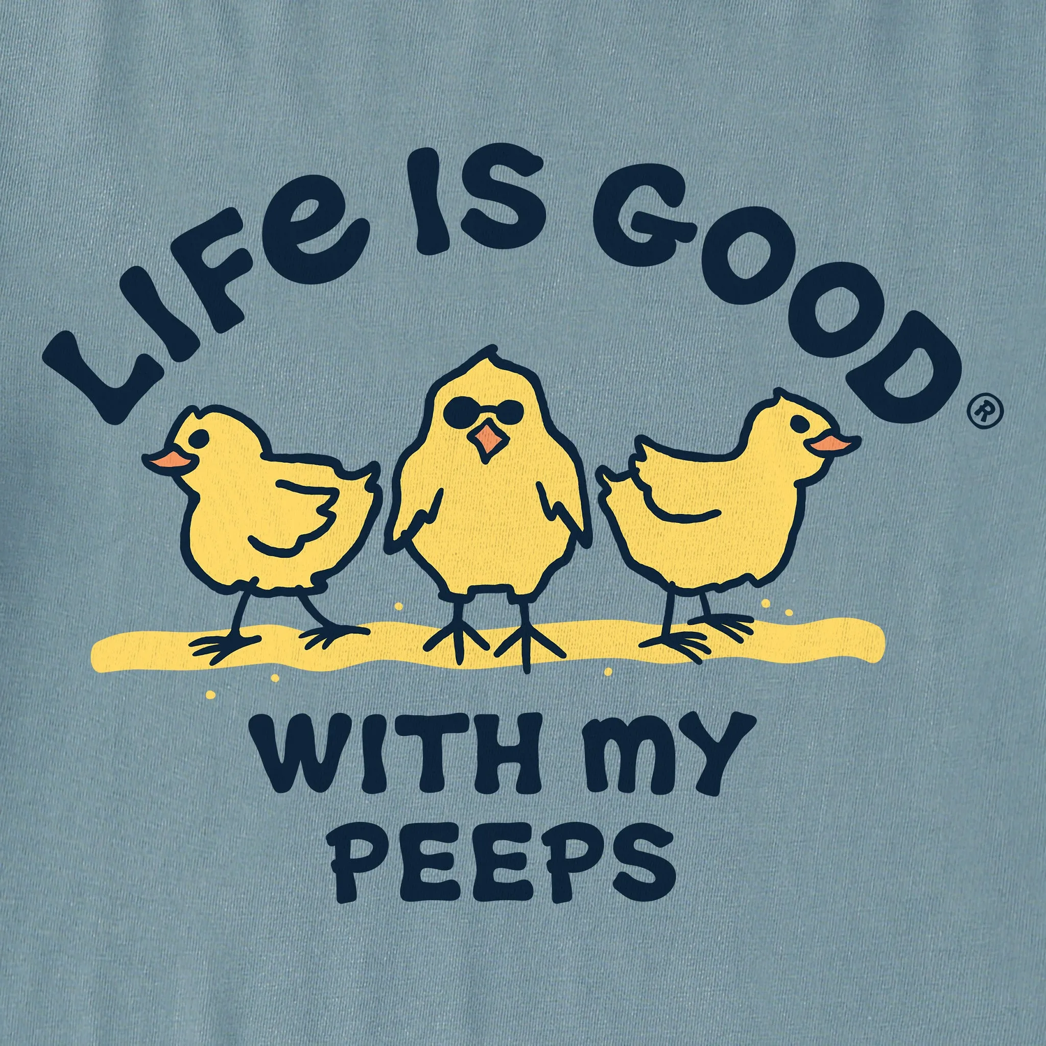 Men's LIG With My Peeps Short Sleeve Crusher Tee Life is Good