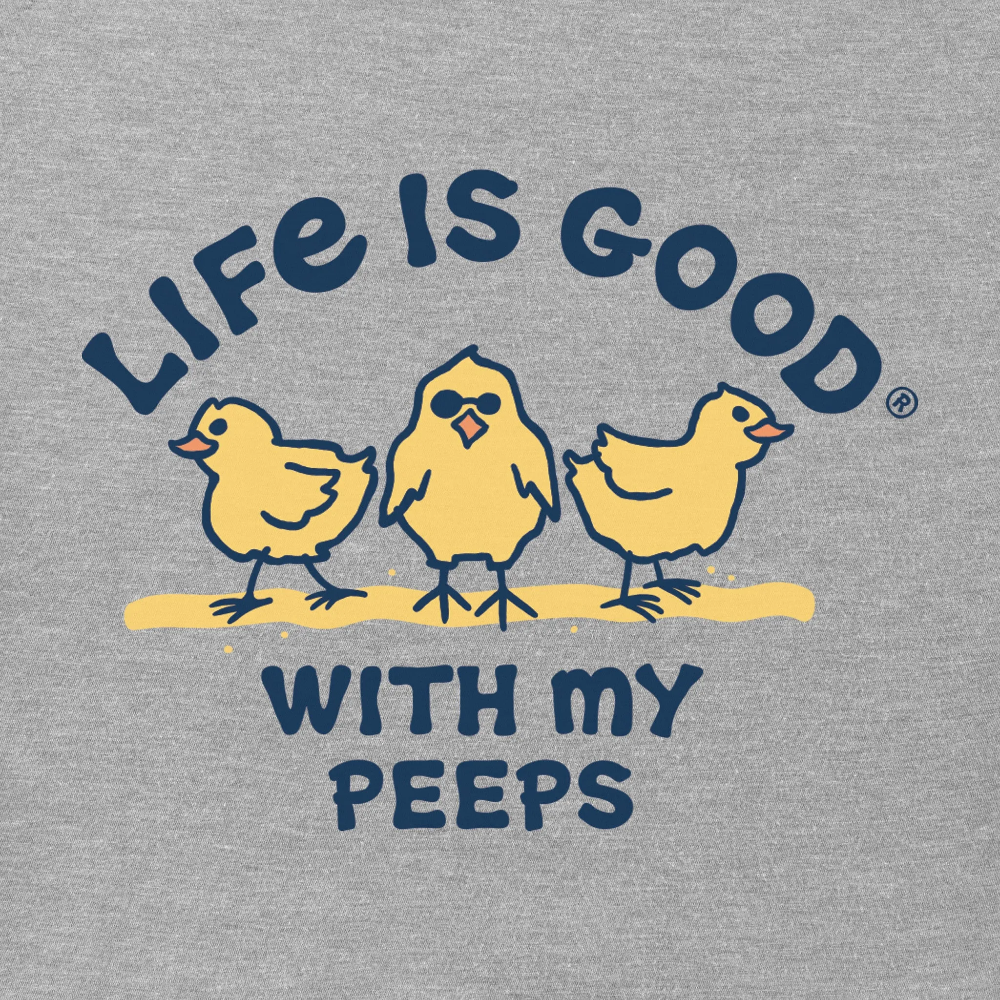 Men's LIG With My Peeps Short Sleeve Crusher Tee Life is Good
