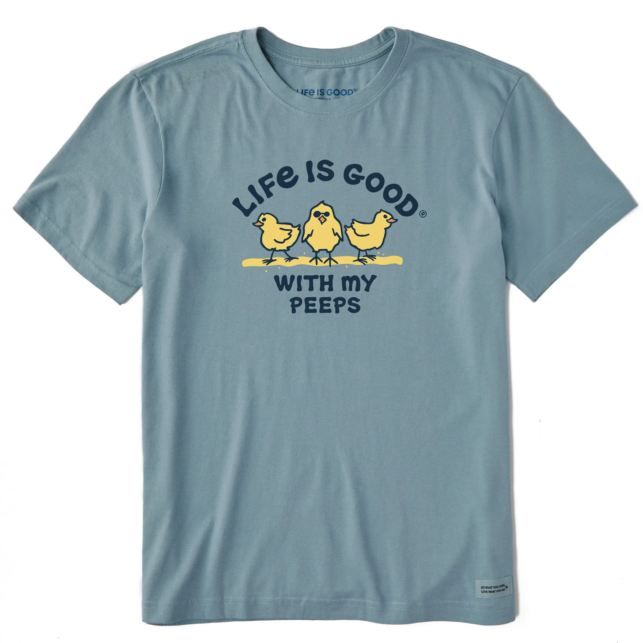 Men's LIG With My Peeps Short Sleeve Crusher Tee Life is Good