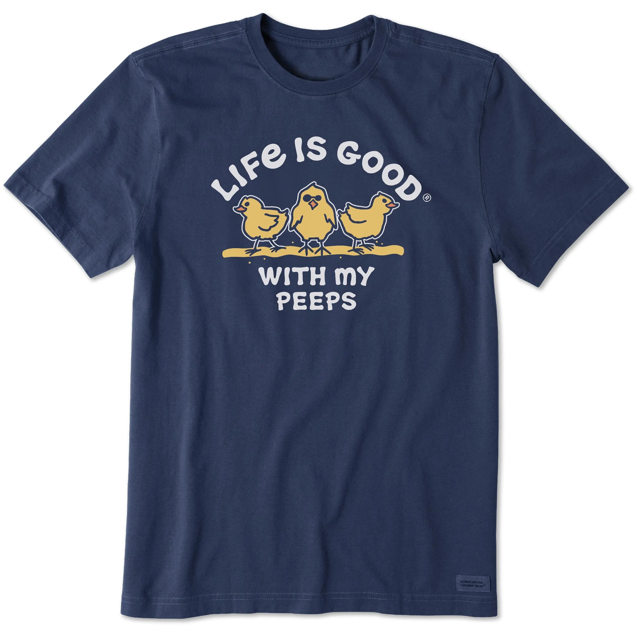 Men's LIG With My Peeps Short Sleeve Crusher Tee Life is Good