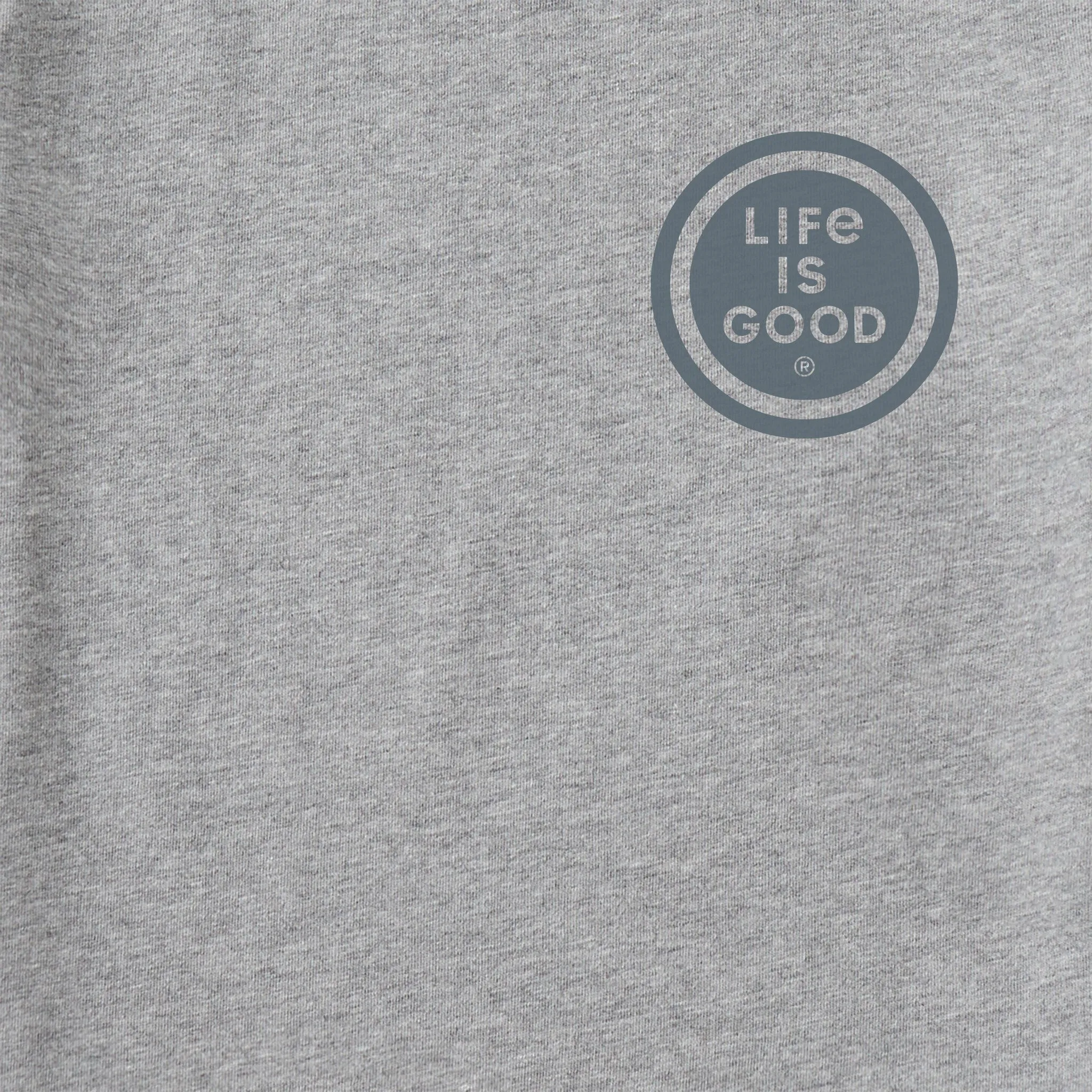 Men's LIG Wordmark Stack Long Sleeve Crusher Tee Life is Good