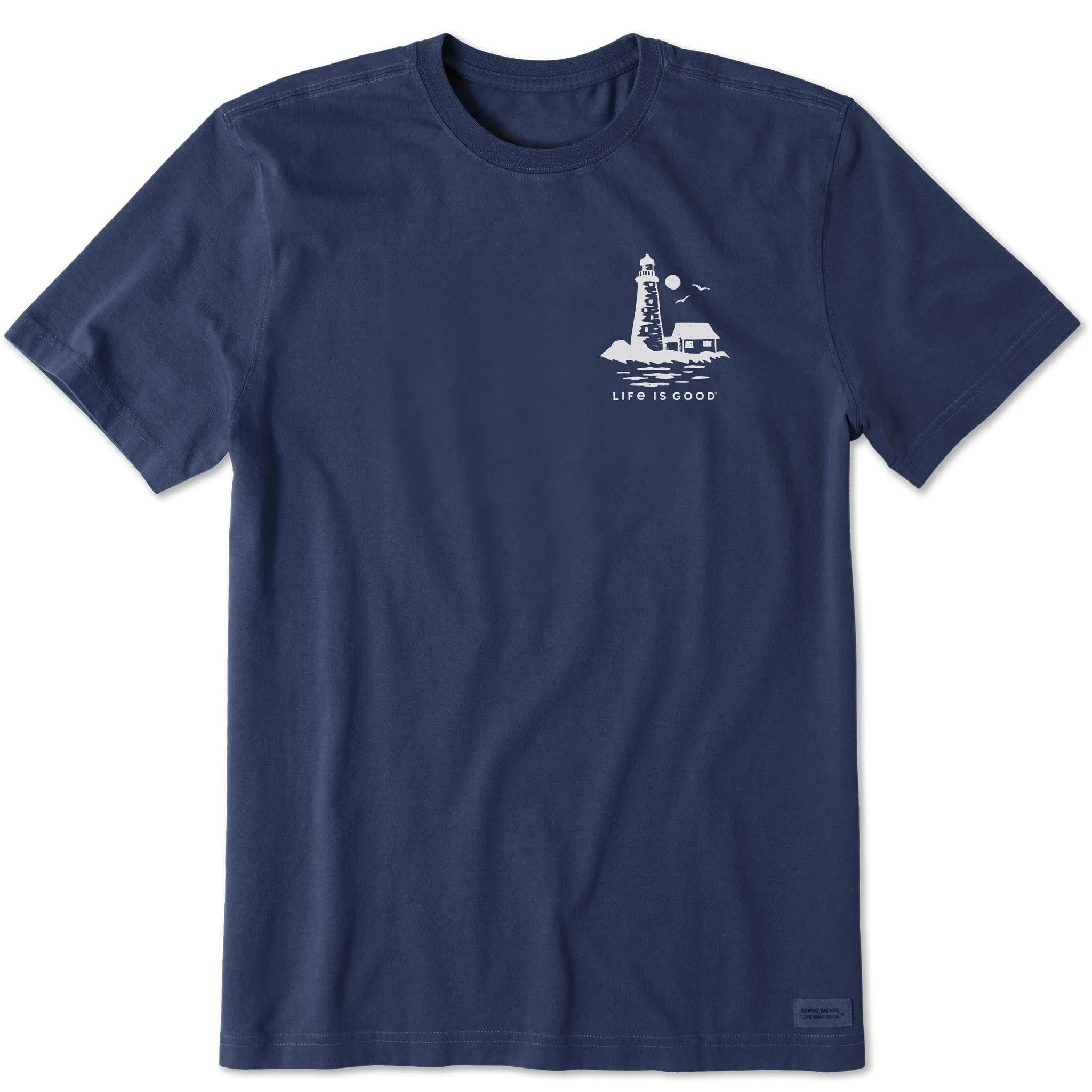 Men's Lighthouse Sea Short Sleeve Crusher Tee Life is Good