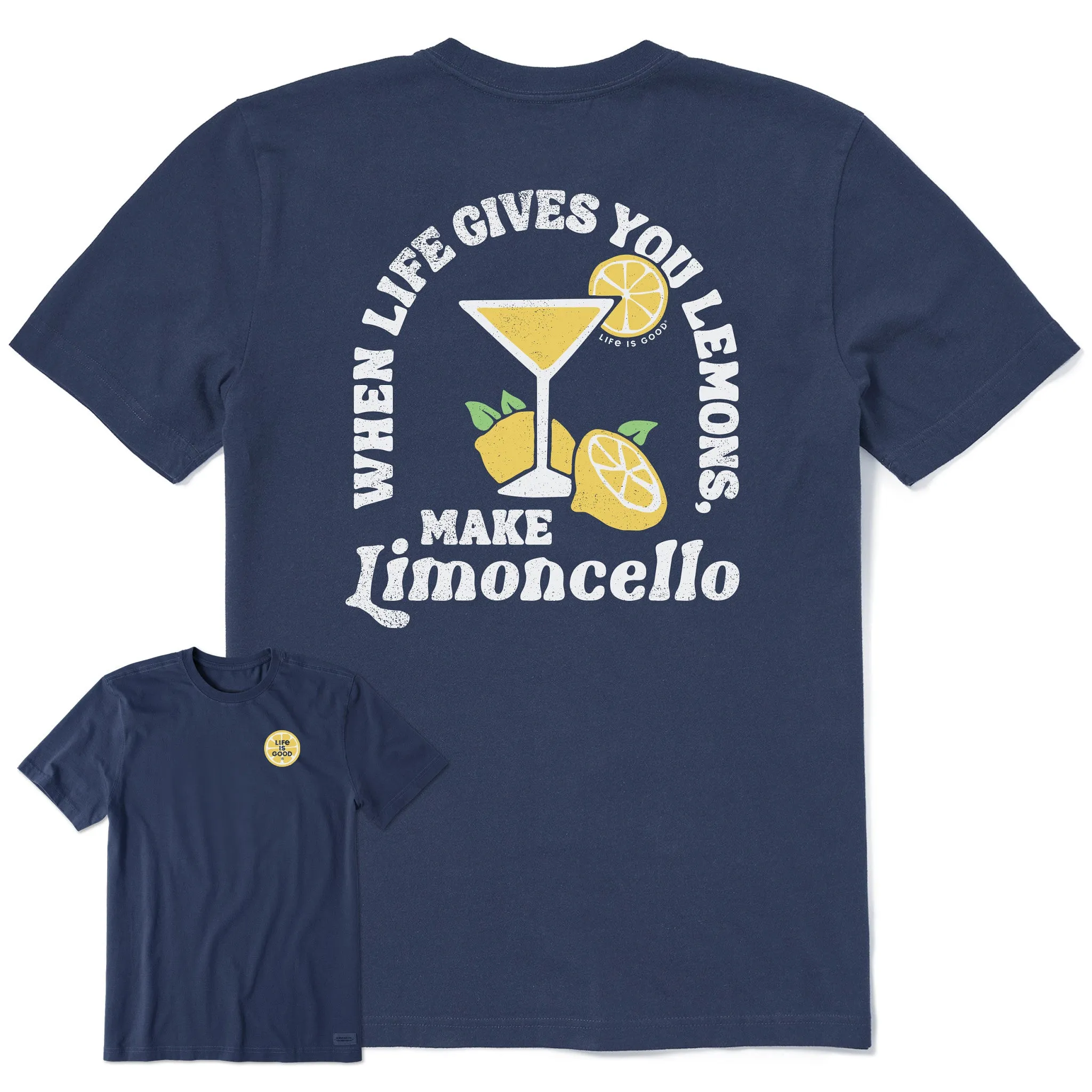 Men's Limoncello Short Sleeve Tee Life is Good