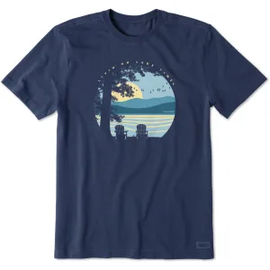 Men's Livin' on Lake Time Short Sleeve Tee Life is Good
