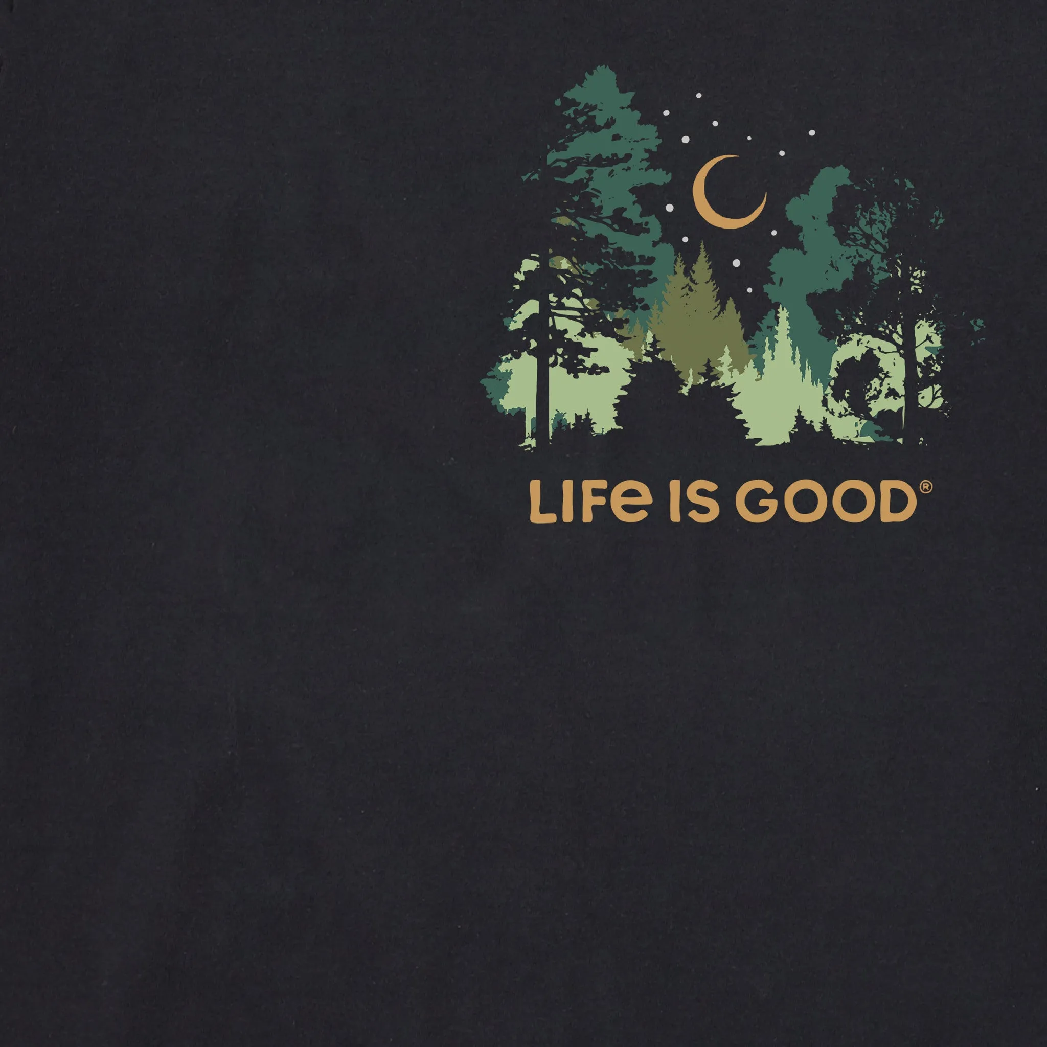 Men's Log On Campfire Short Sleeve Tee Life is Good