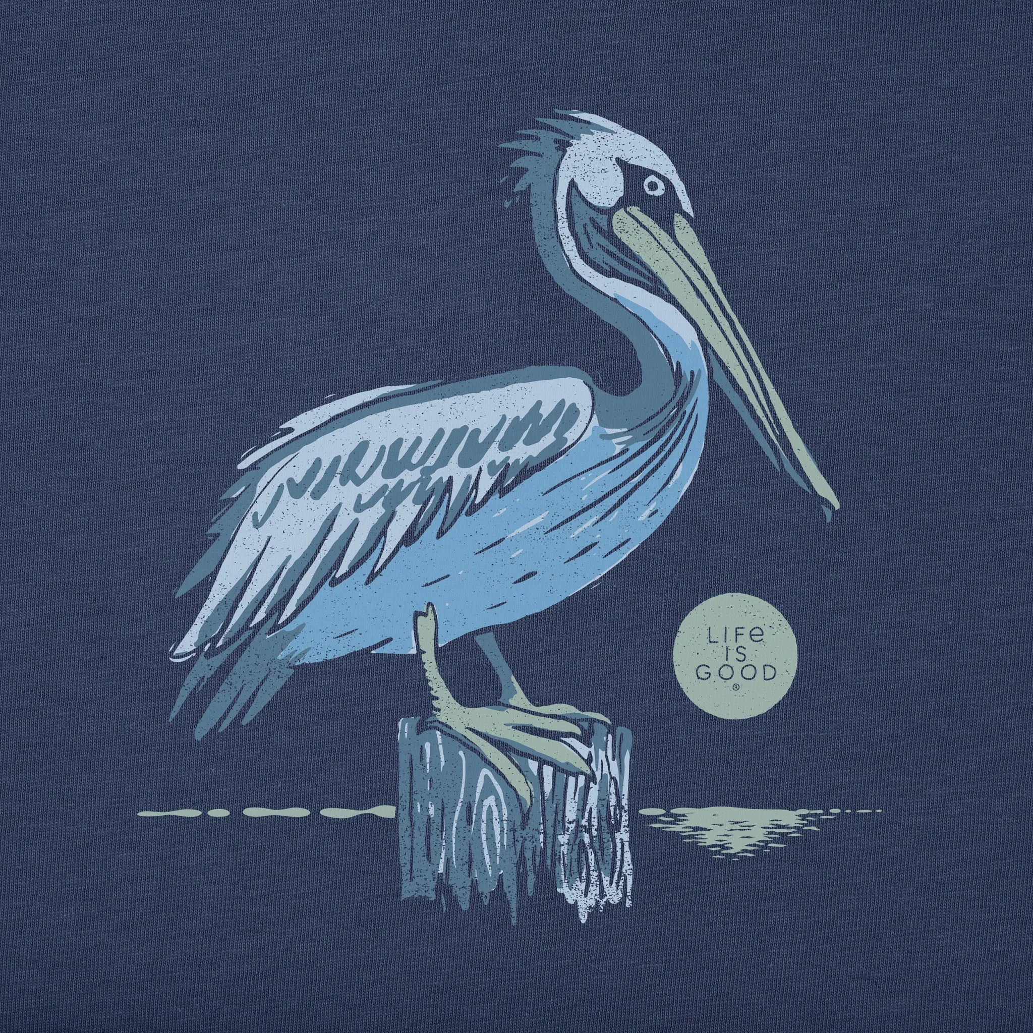 Men's Lone Pelican Short Sleeve Crusher Tee Life is Good
