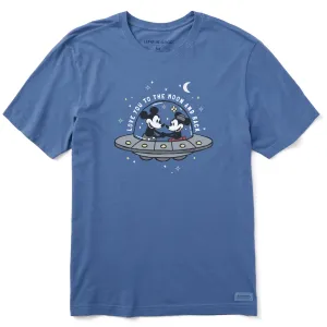 Men's Love You to the Moon and Back Short Sleeve Crusher Tee Life is Good