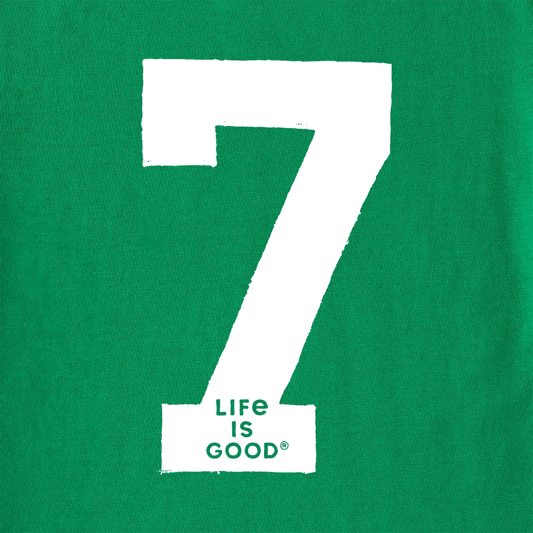 Men's Lucky 7 Short Sleeve Crusher Tee Life is Good