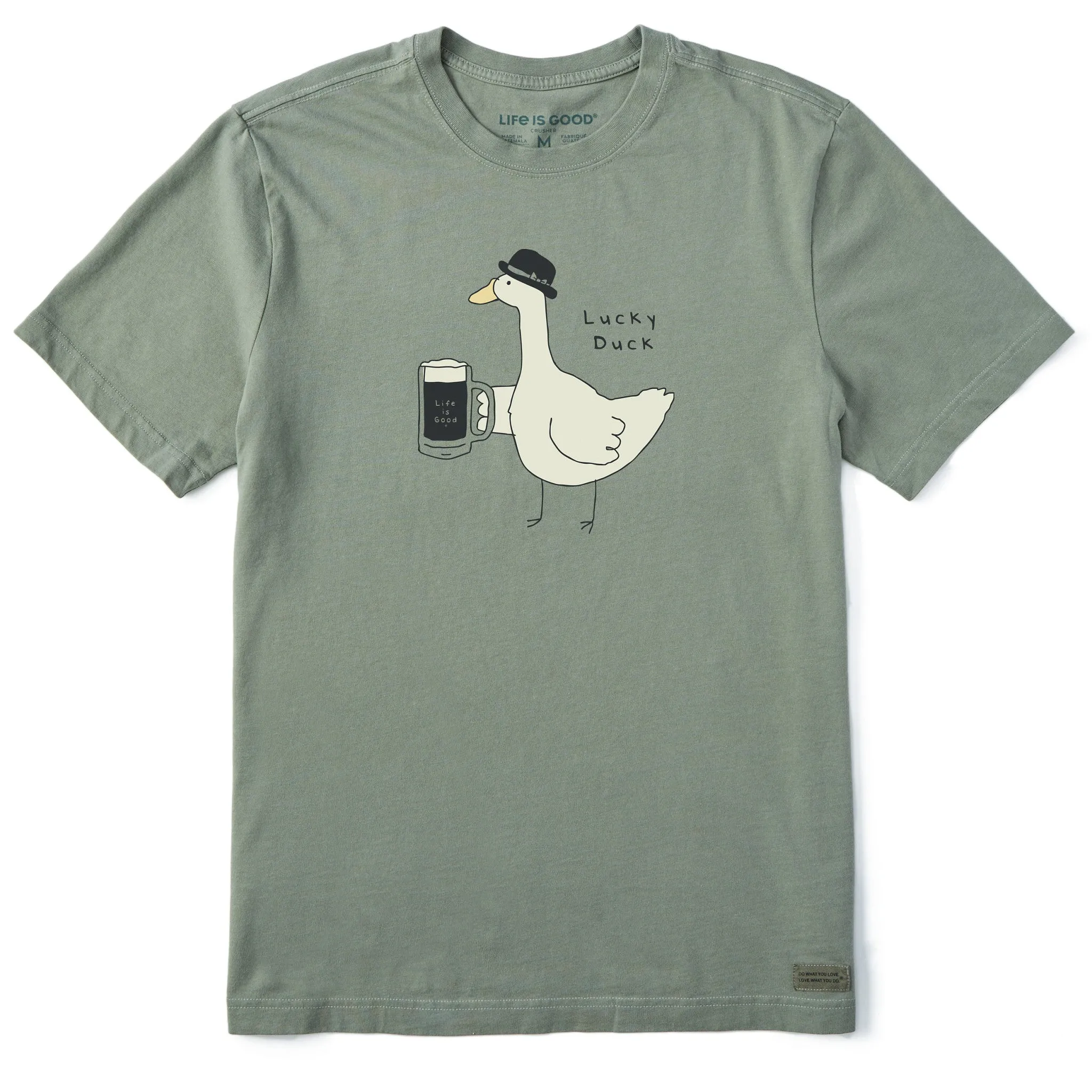 Men's Lucky Duck St. Pat's Short Sleeve Crusher Tee Life is Good