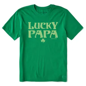 Men's Lucky Papa Short Sleeve Crusher Tee Life is Good