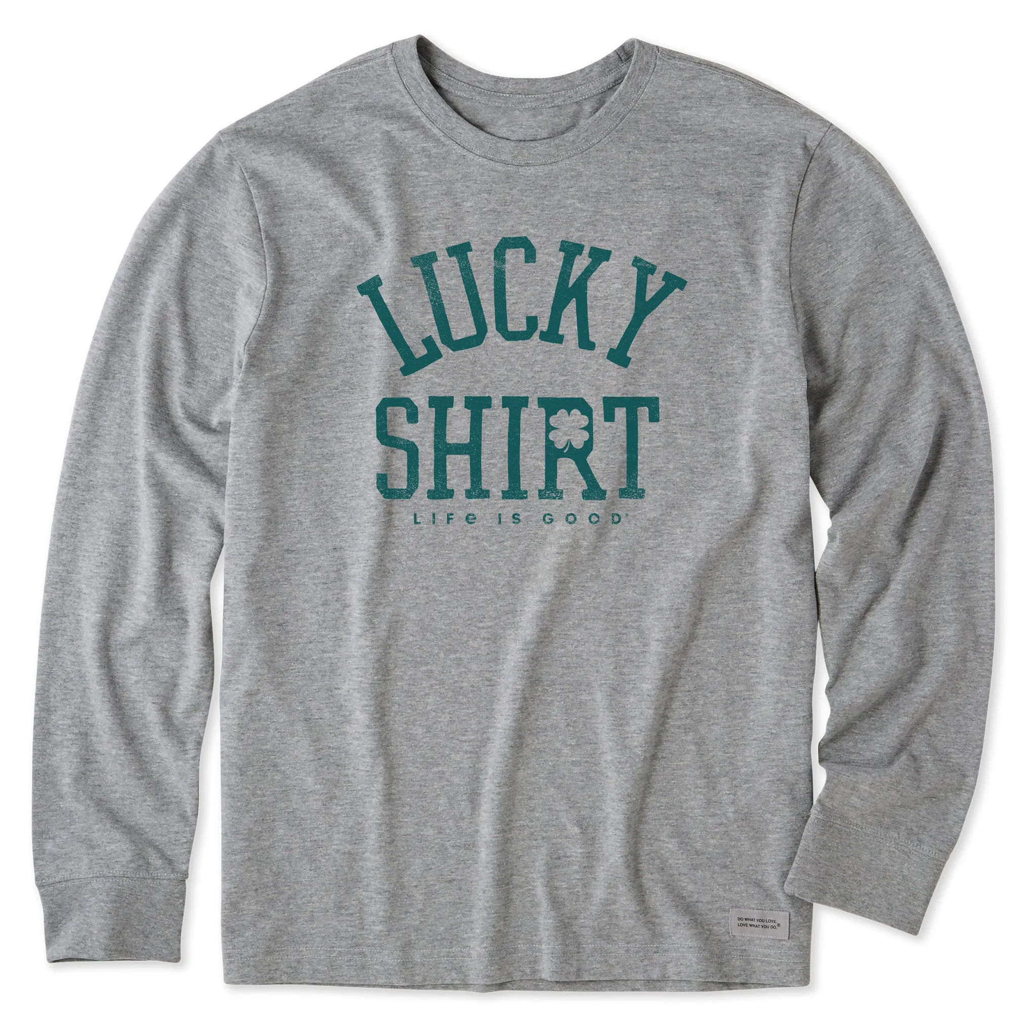 Men's Lucky Shirt Long Sleeve Crusher Tee Life is Good