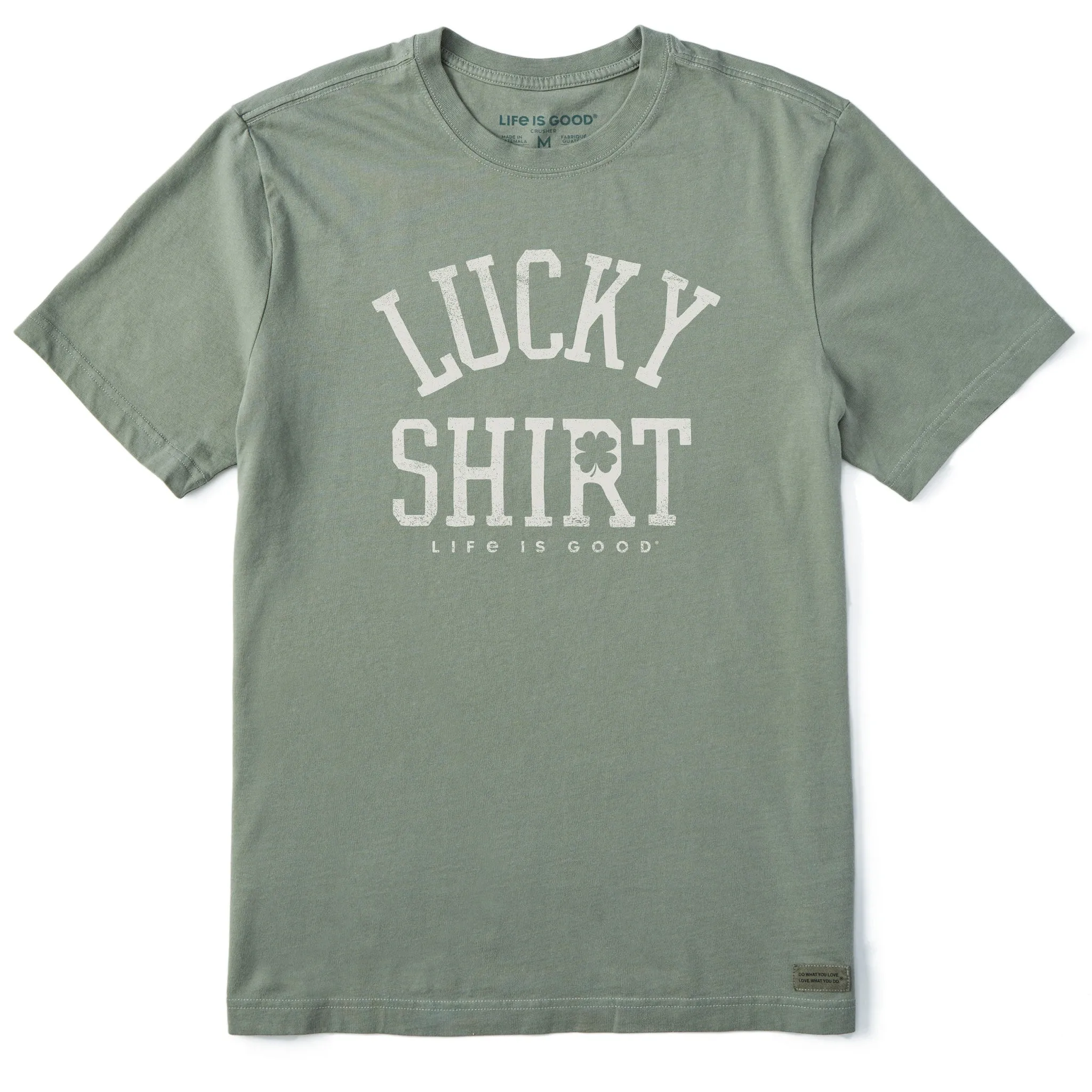 Men's Lucky Shirt Short Sleeve Crusher Tee Life is Good