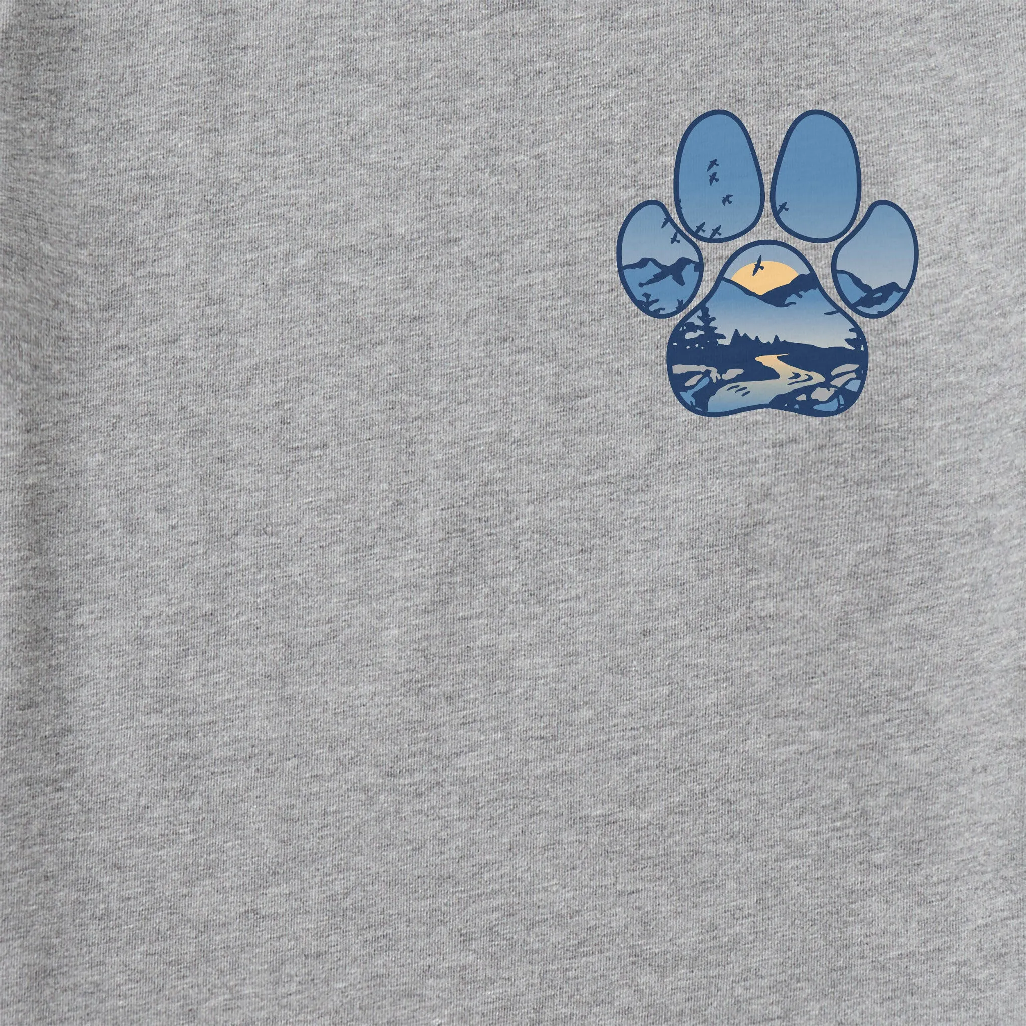 Men's Macro Micro Dogscape Short Sleeve Crusher Tee Life is Good