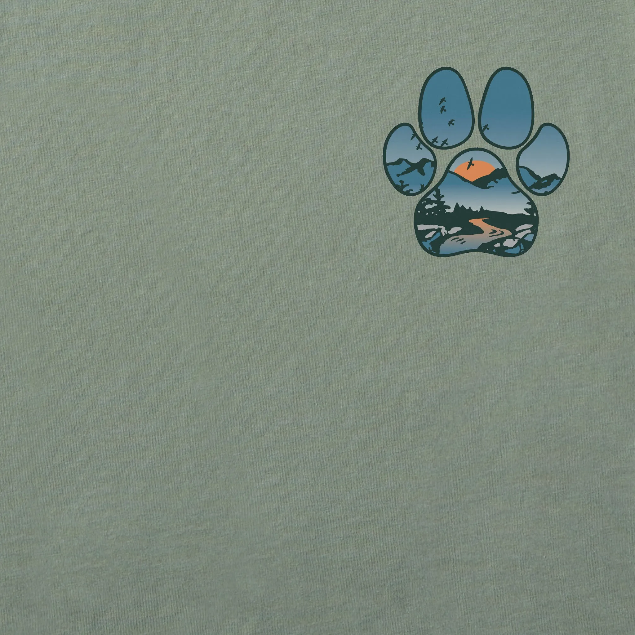 Men's Macro Micro Dogscape Short Sleeve Crusher Tee Life is Good