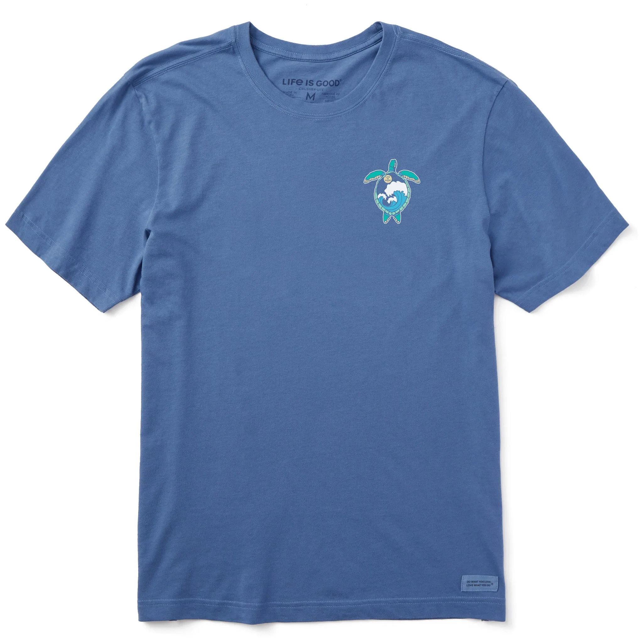 Men's Macro Micro Wave Turtle Short Sleeve Tee Life is Good